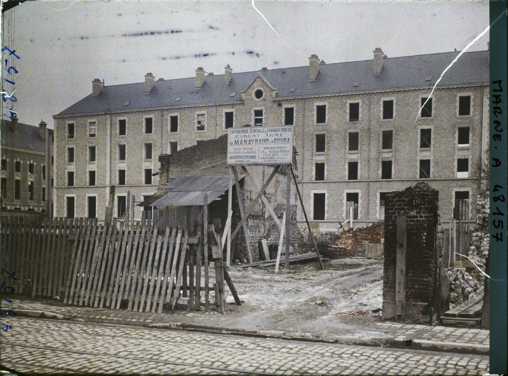 Image représentant France, Reims, Grand séminaire en construction