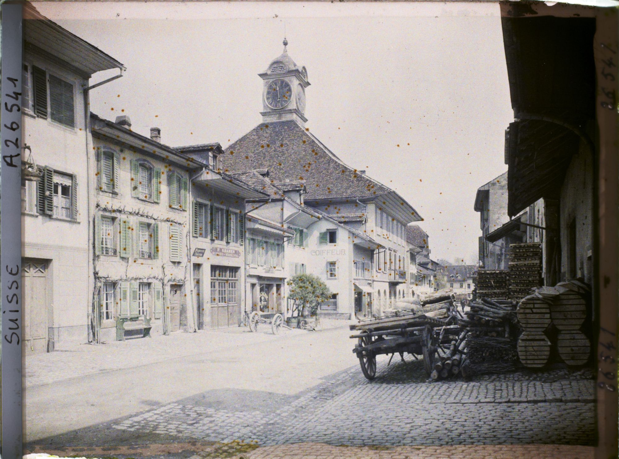 Image représentant La Rathausgasse et le Rathaus (Hôtel de Ville)