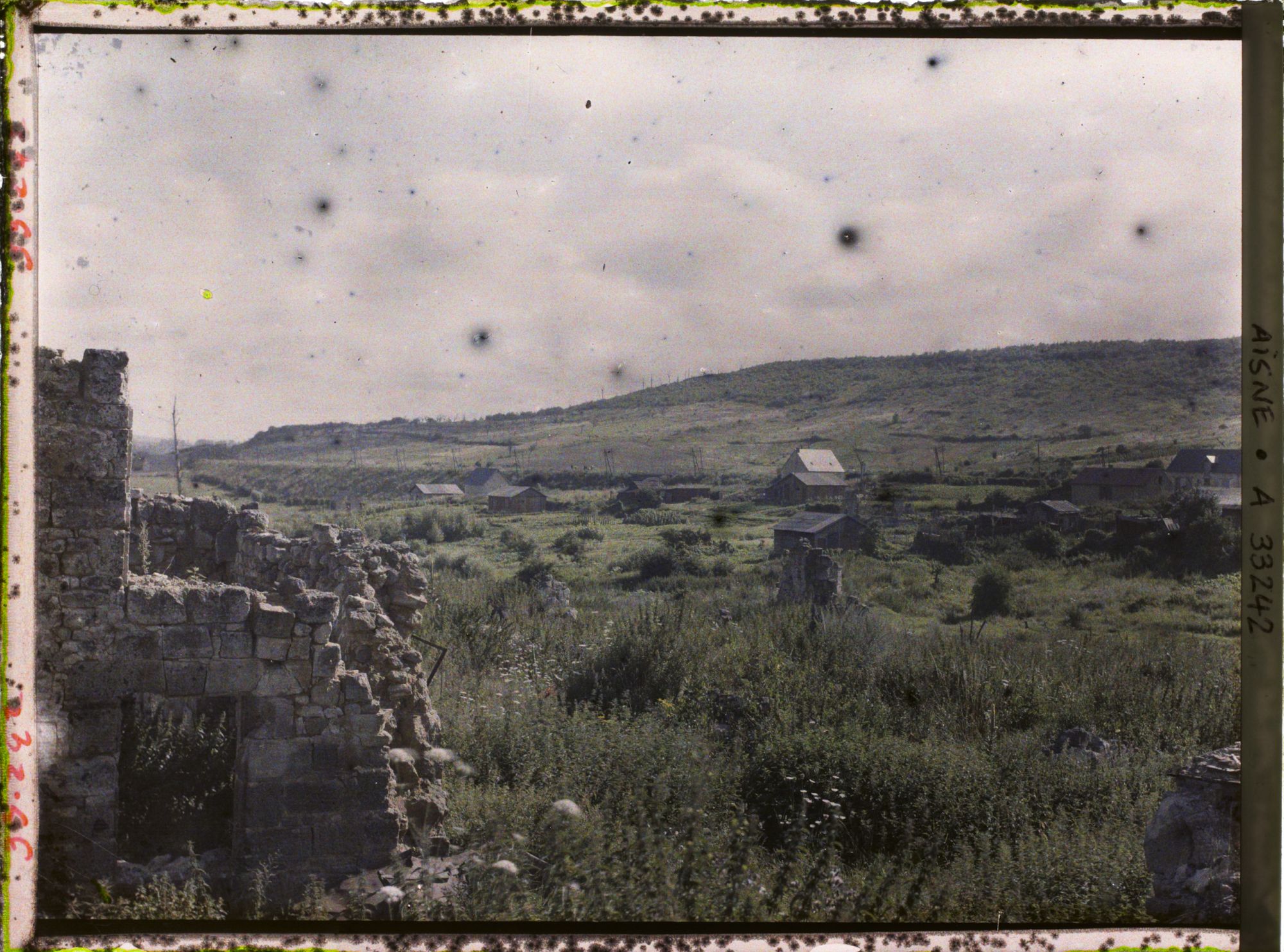 Image représentant France, Vauxaillon , Vue prise de la route d'Anizy