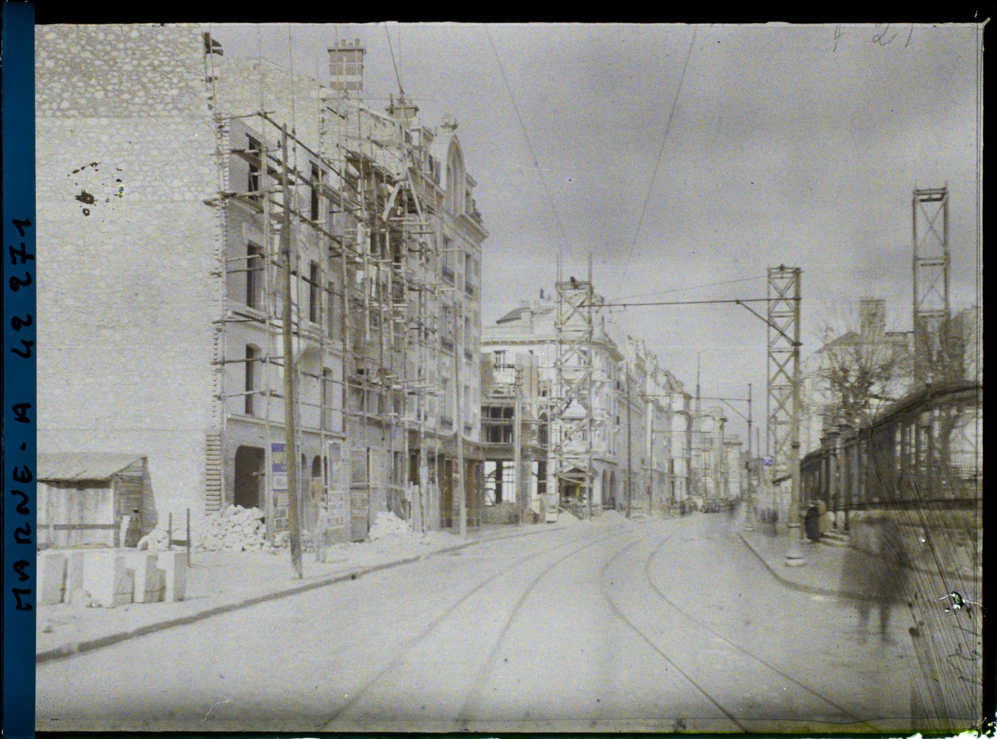 Image représentant France, Reims, La rue de Vesles