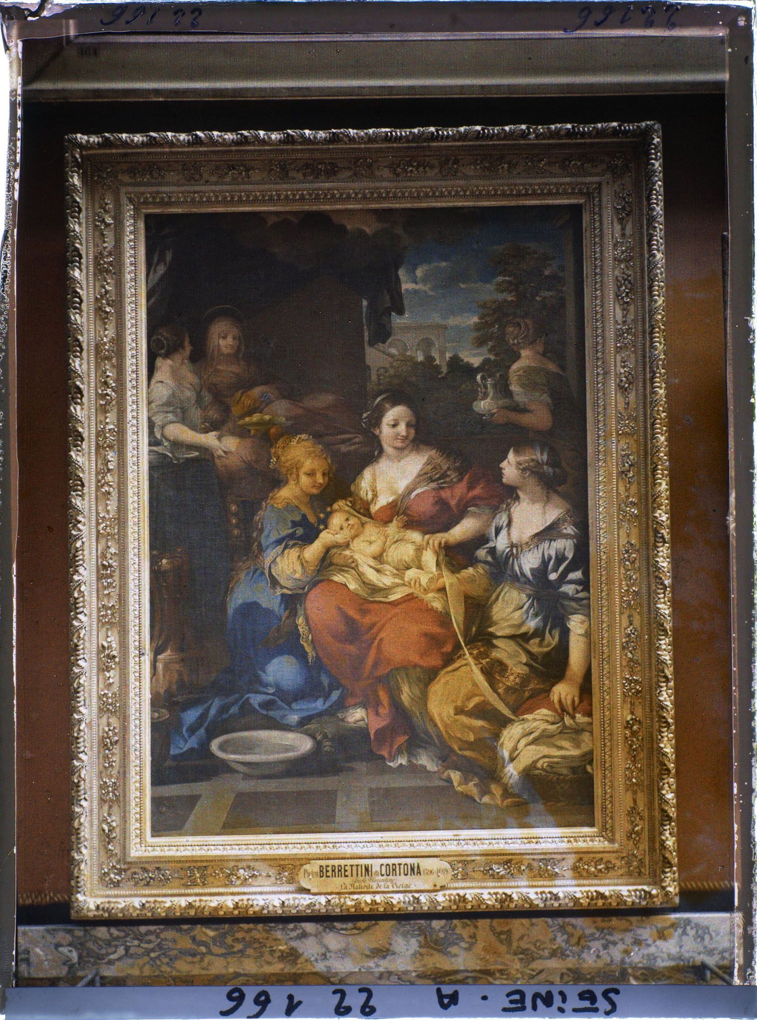 Image représentant La Nativité de la Vierge, Pierre de Cortone, musée du Louvre