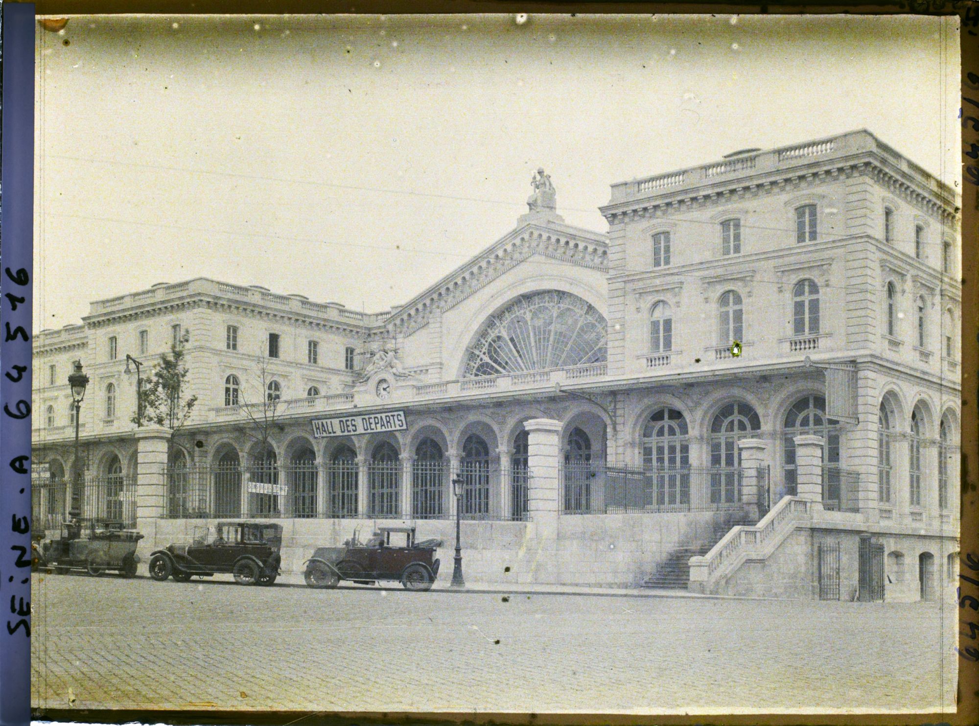 Image représentant Agrandissement de la gare de l'Est, la façade de la partie nouvelle