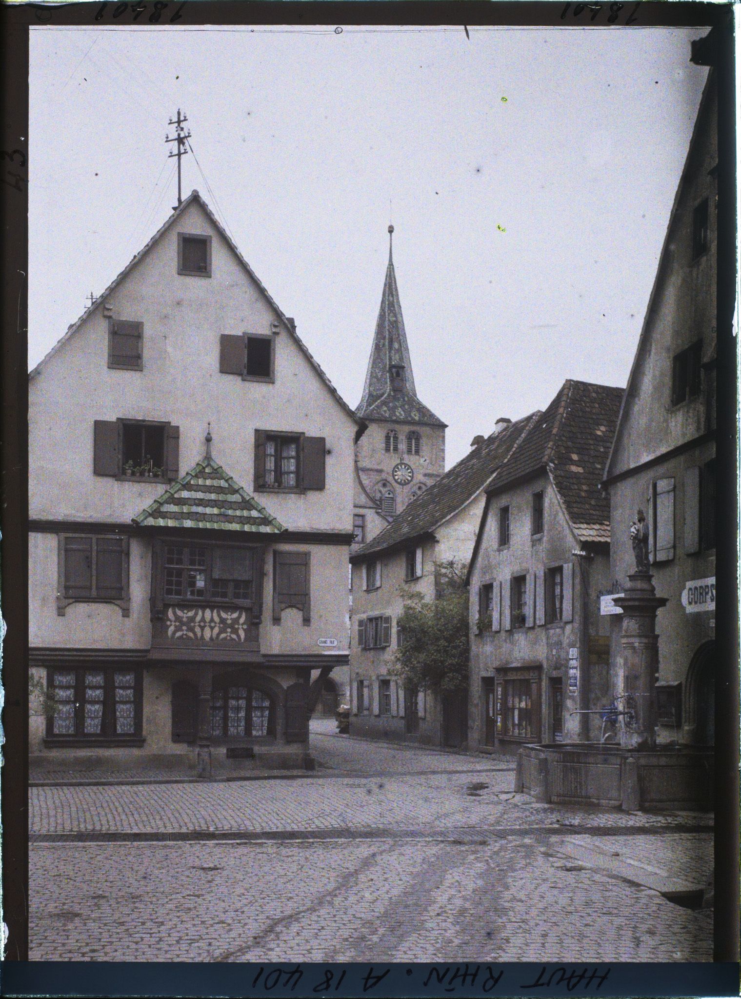 Image représentant France, Turkheim, Place du Corps de garde