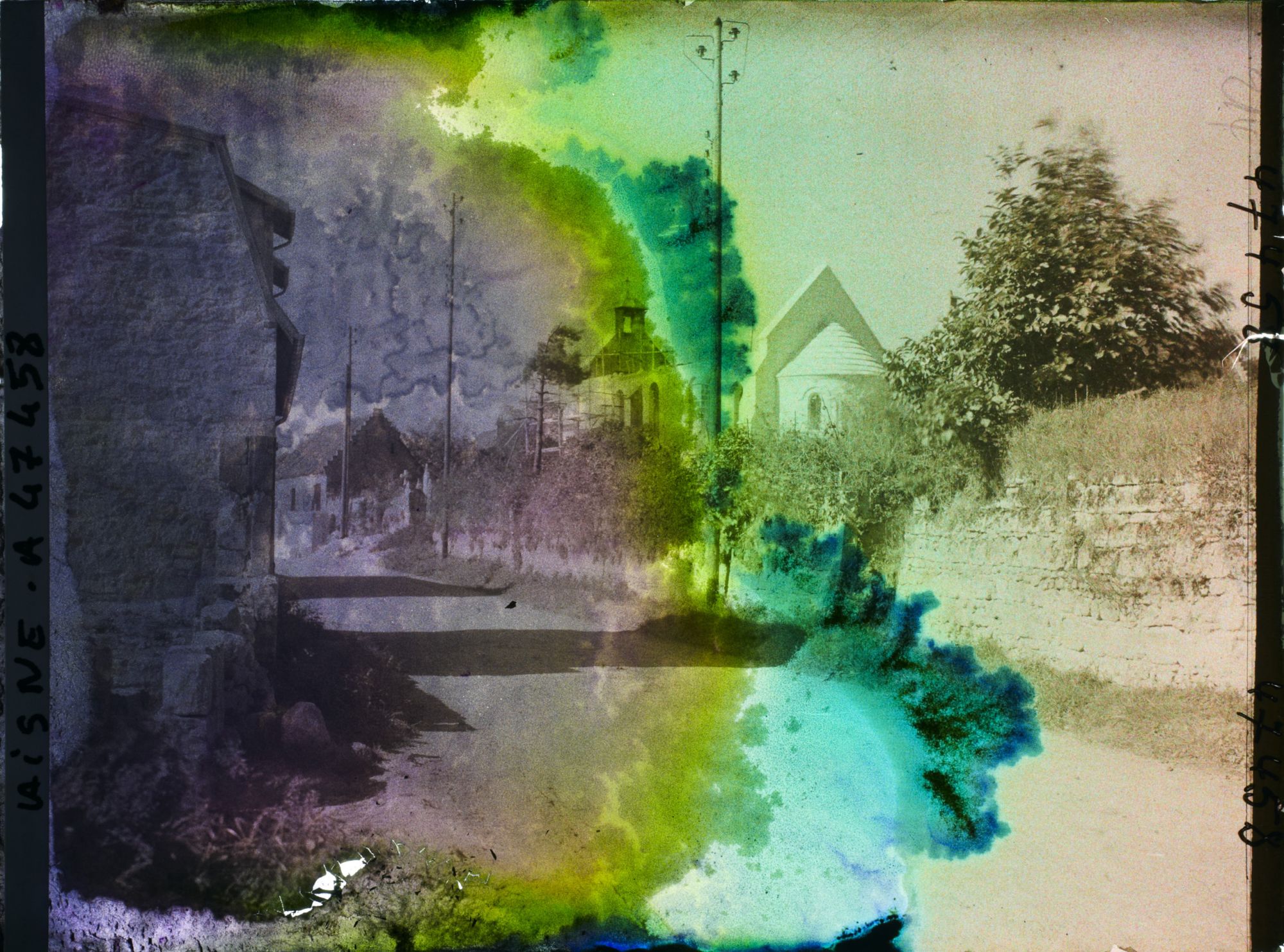 Image représentant France, Ste Marguerite, Grande Rue et Eglise