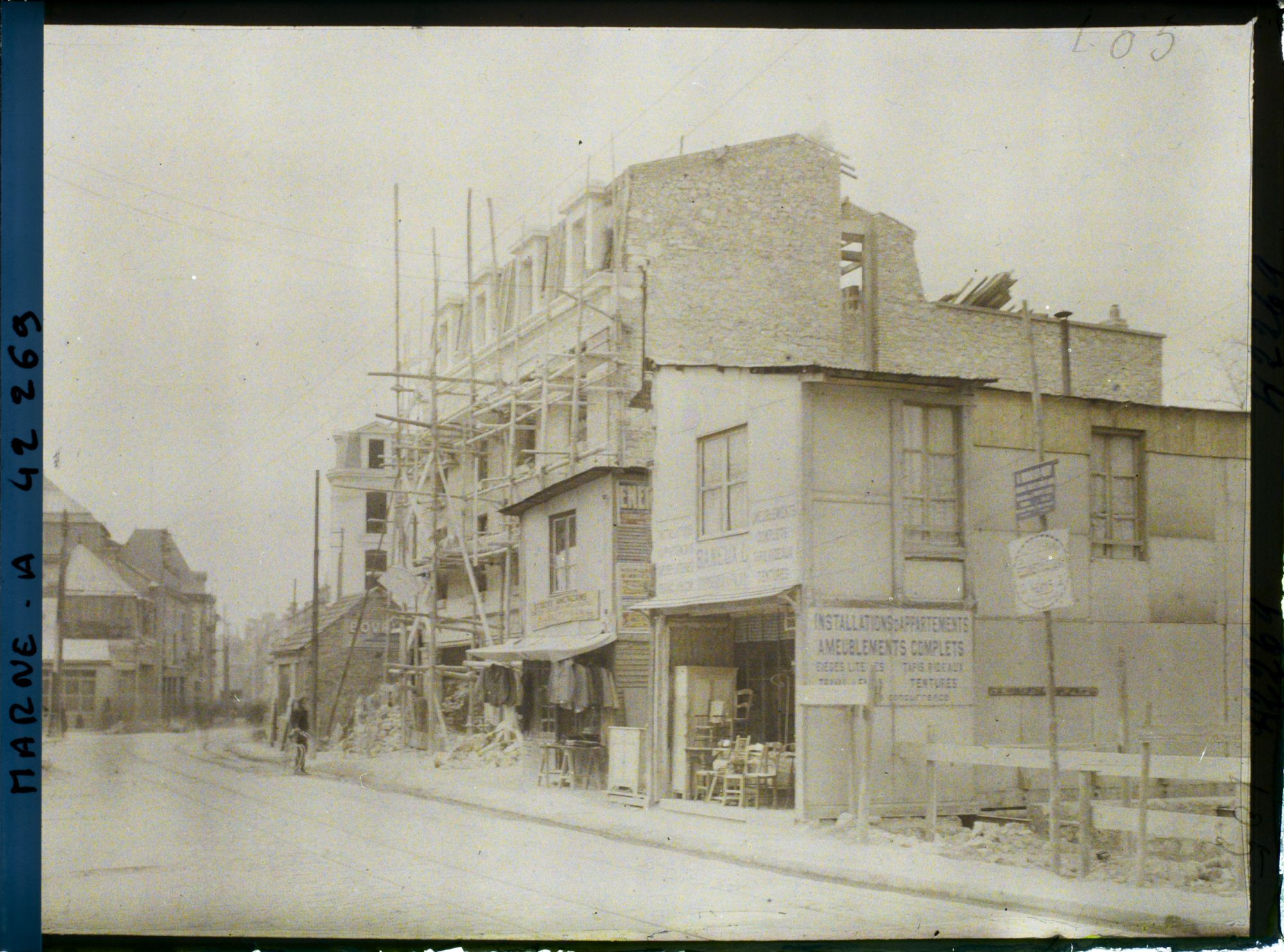 Image représentant France, Reims, La rue Chanzy