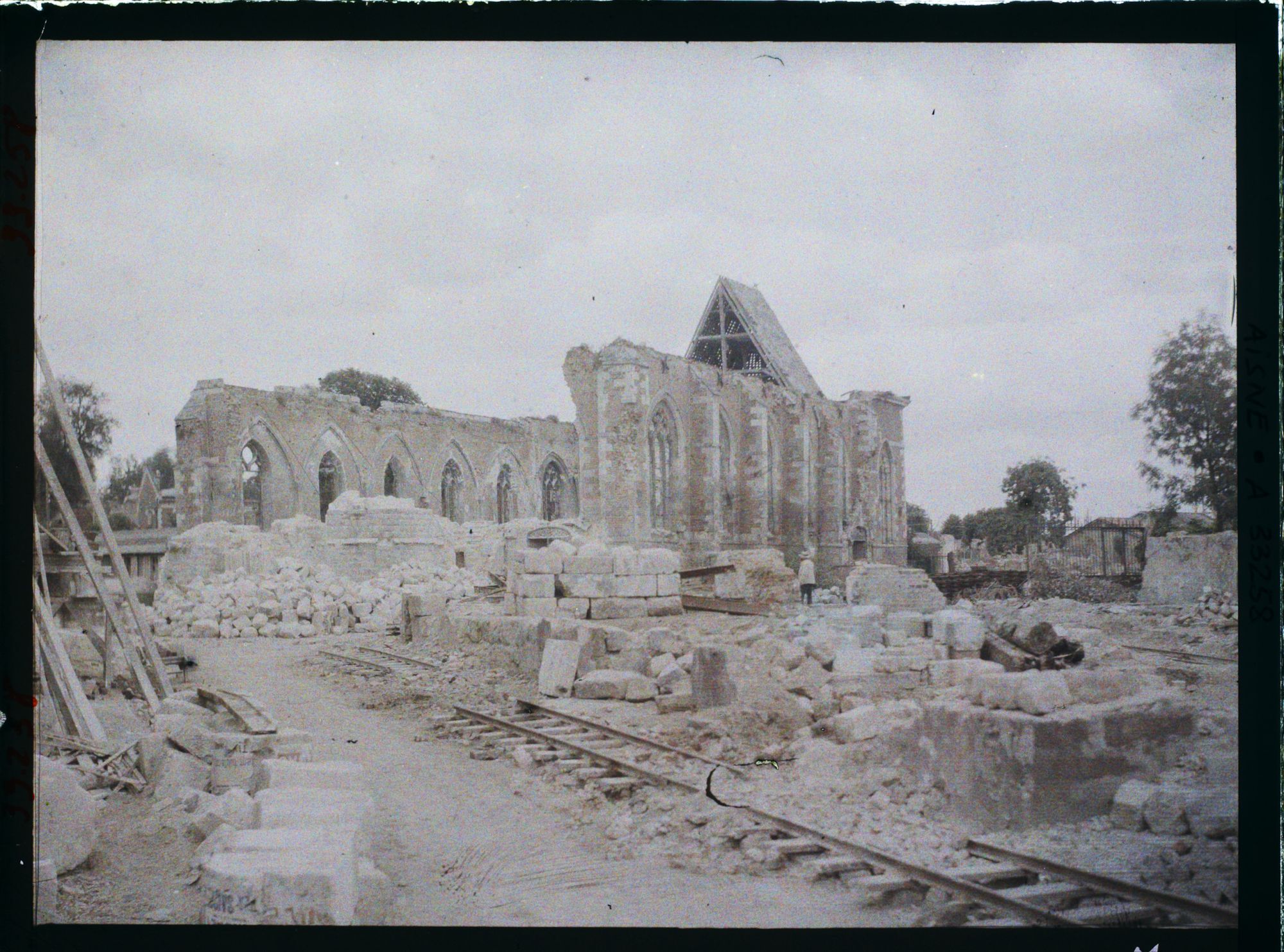 Image représentant France, Chauny, Ruines de l'Eglise de Chauny