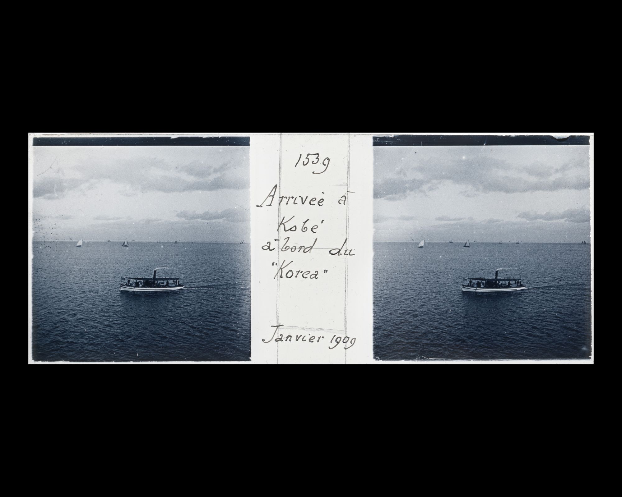 Image représentant Arrivée à Kobé à bord du "Koréa"