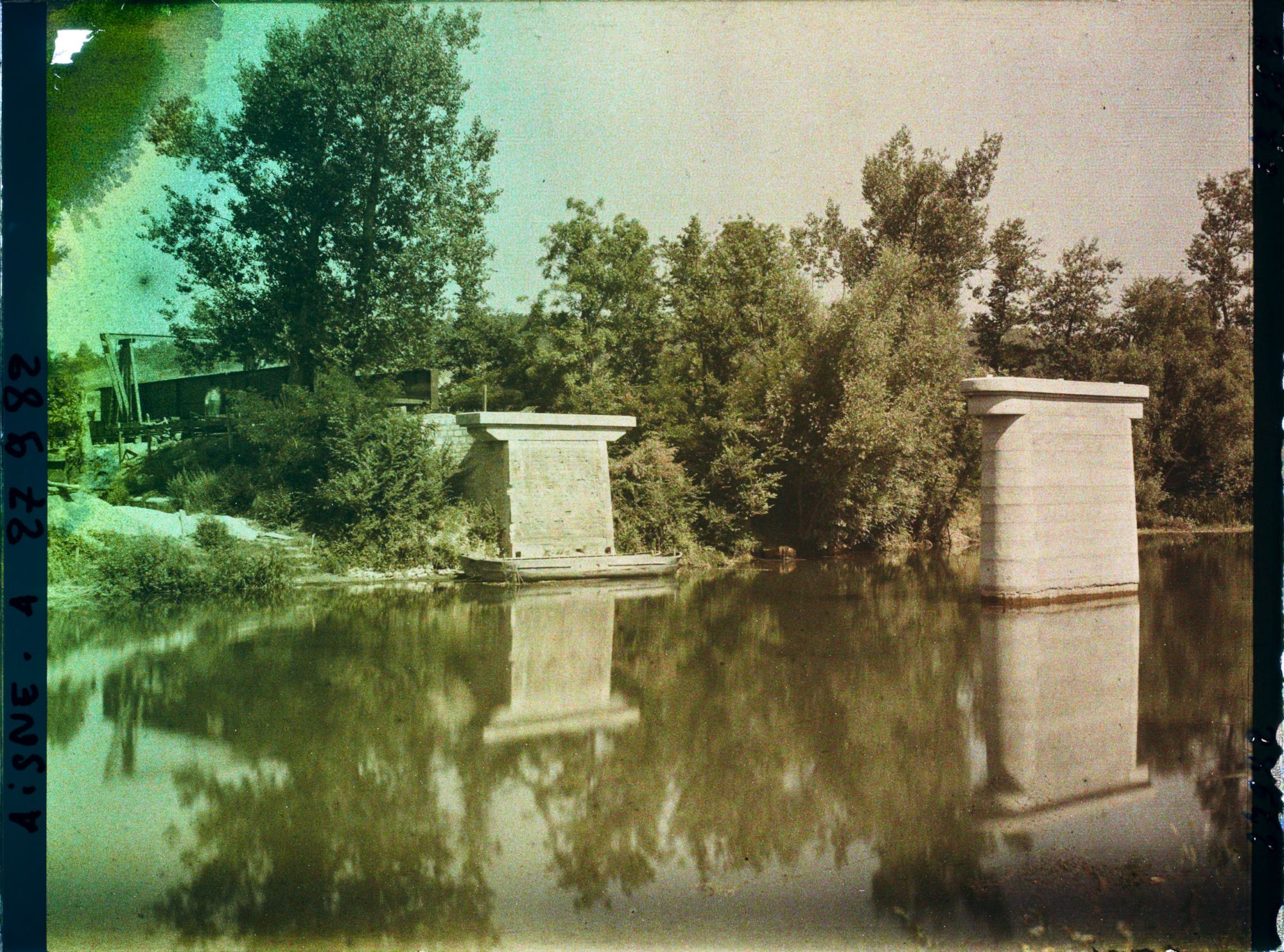 Image représentant France, Missy-s/Aisne, Reconstruction du Pont s/ l'Aisne