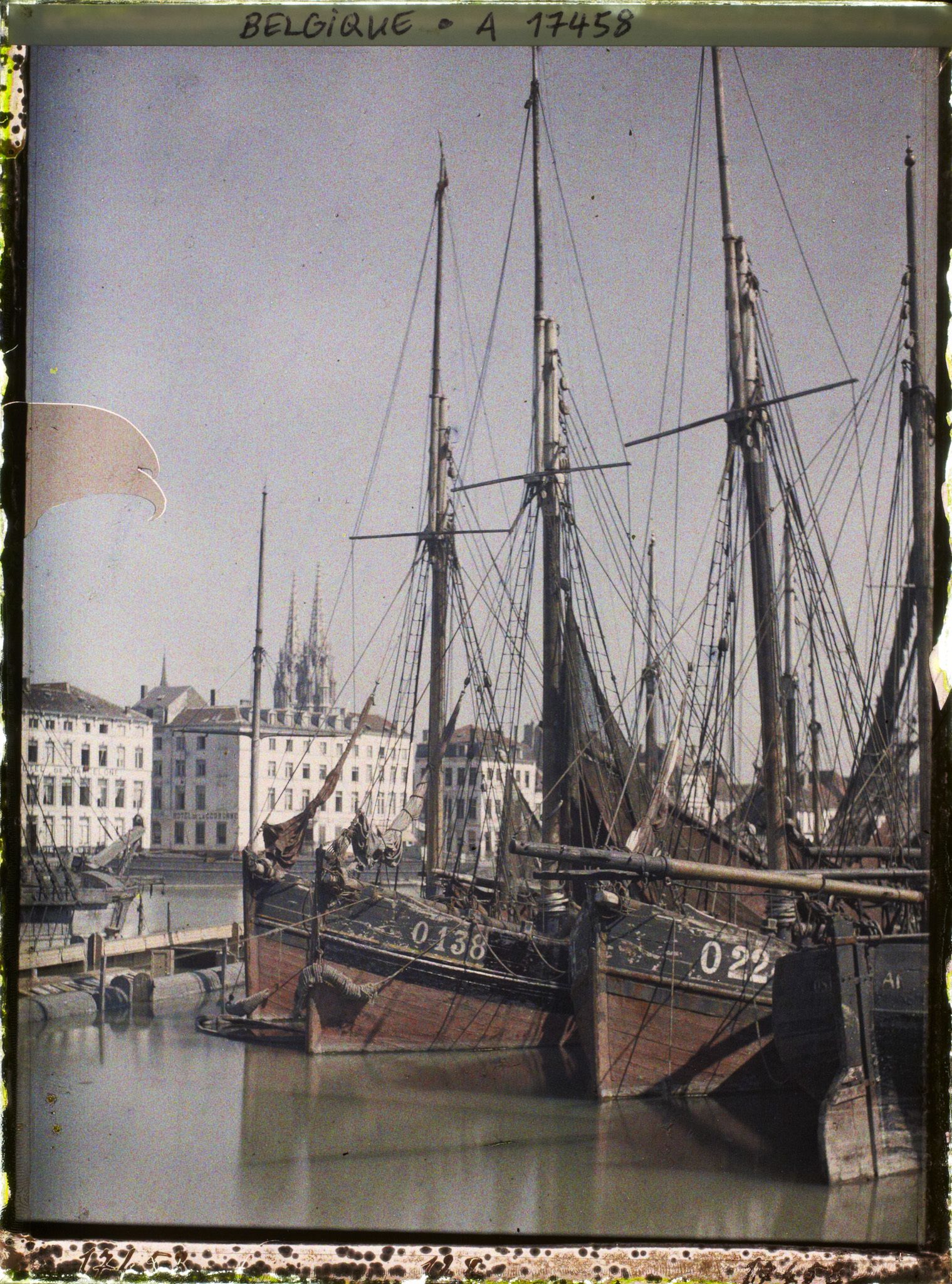 Image représentant Belgique, Ostende, Un Coin du Port