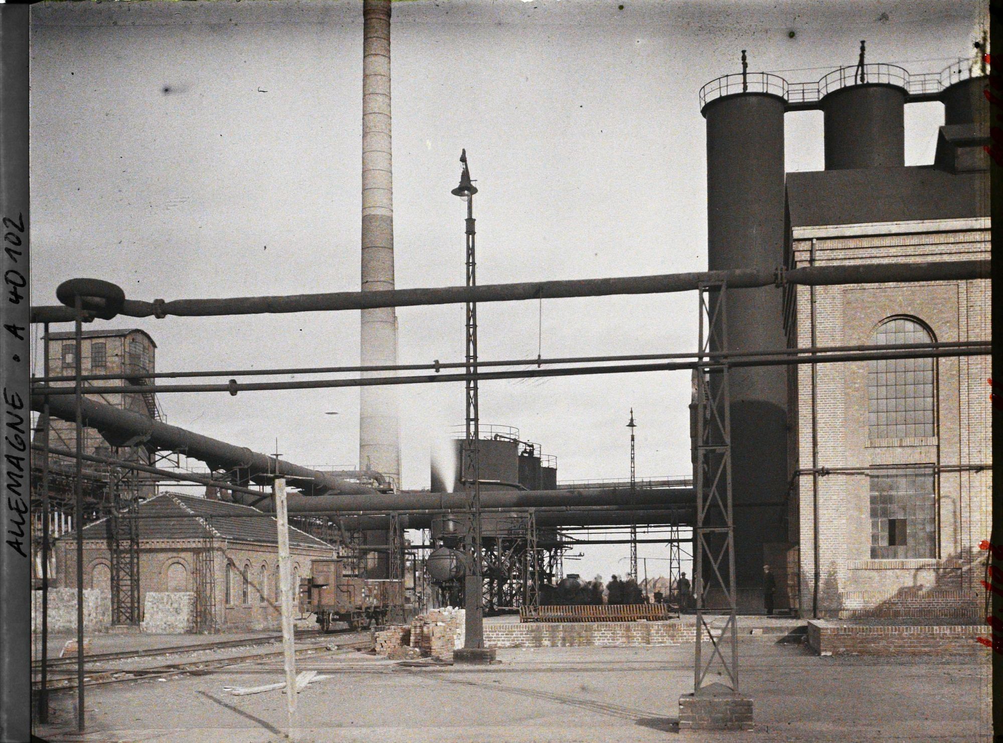 Image représentant Prusse, Ickern Vicktor, Une vue de l'usine atelier à Benzol