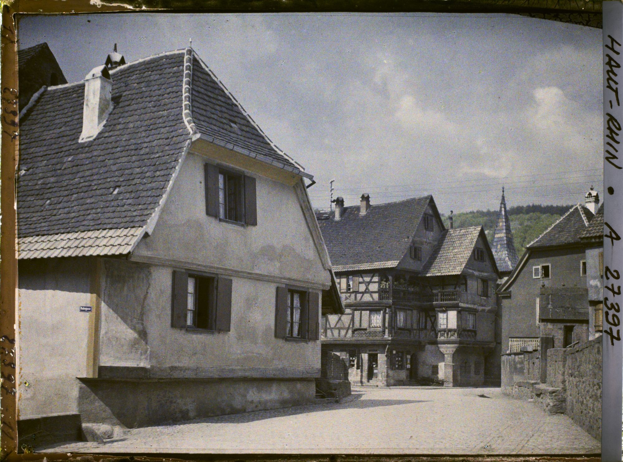 Image représentant France, Kaysersberg, Le Pont et vieilles Maisons