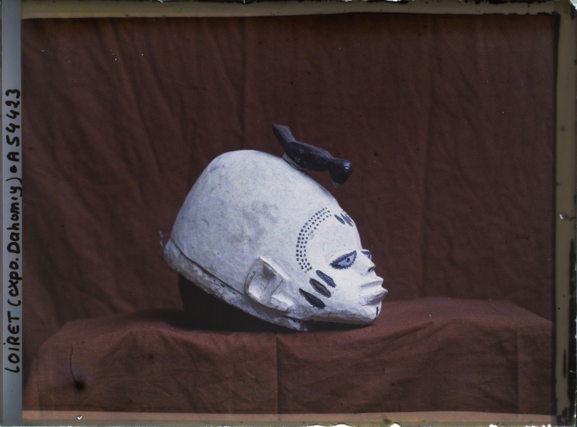 Image représentant Exposition d'art africain, masque à l'oiseau