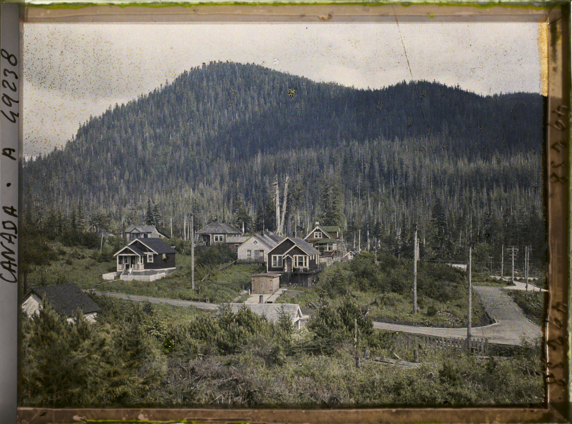 Image représentant Canada, Prince Rupert, autre aspect Maison s/ lisière du défrichement