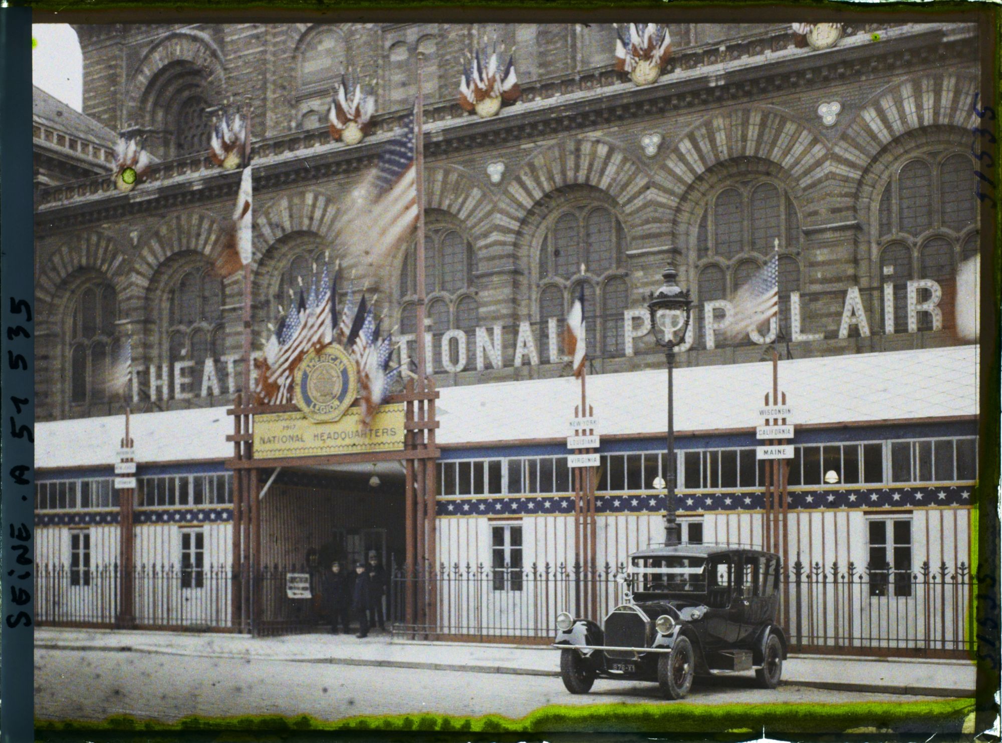 Image représentant Décorations palais du Trocadéro pour le 9ème congrès de la Légion Américaine (American Legion)