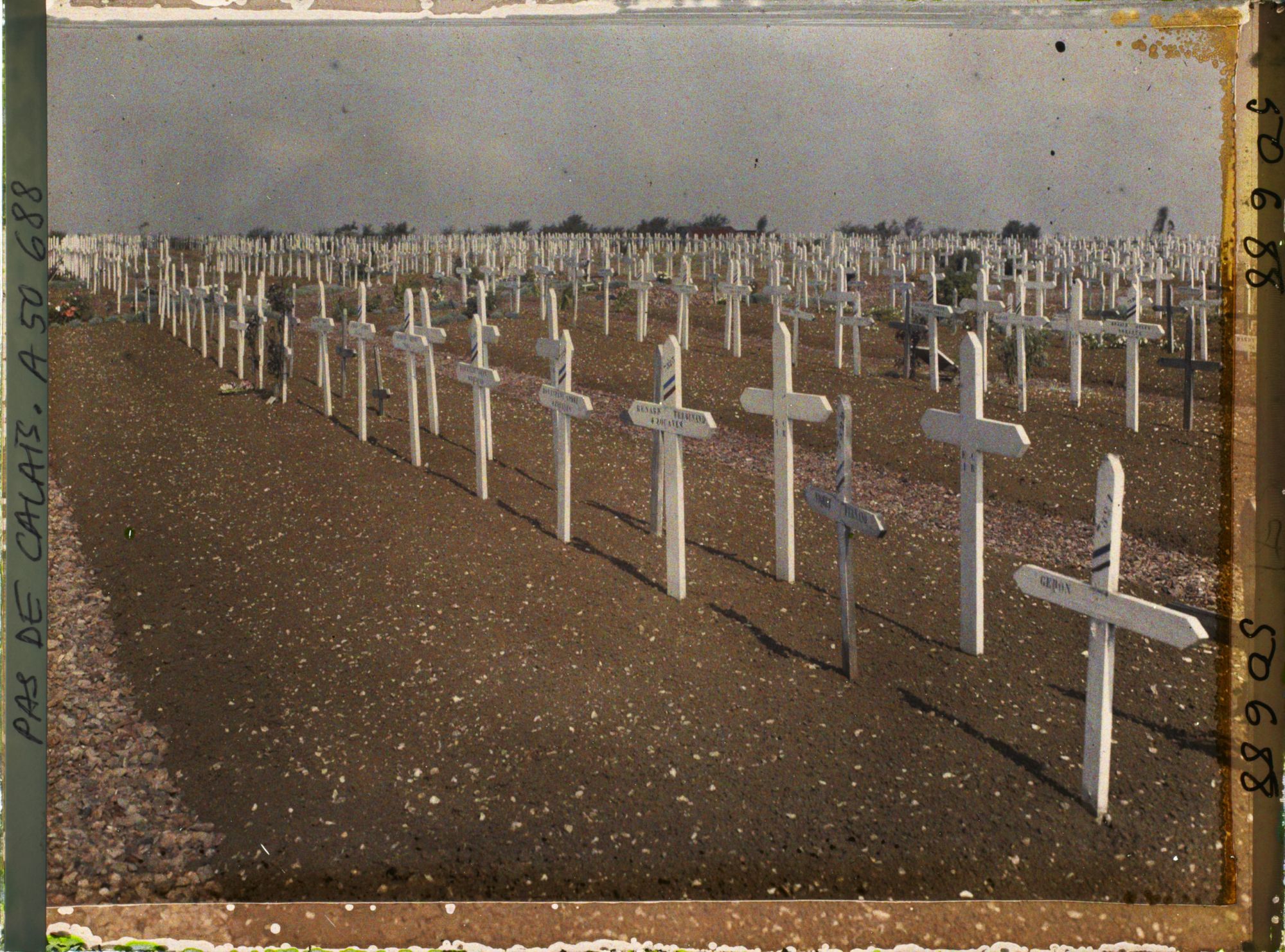 Image représentant France, N.D de Lorette, Le Cimetière, Aspect d'une allée