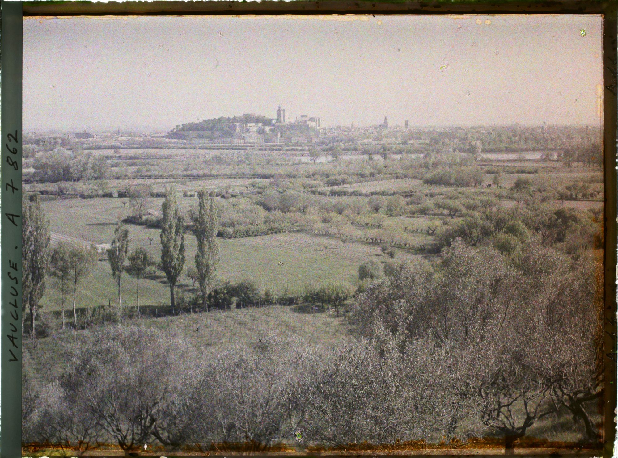 Image représentant Vue générale d'Avignon prise du fort Saint-André à Villeneuve-lez-Avignon