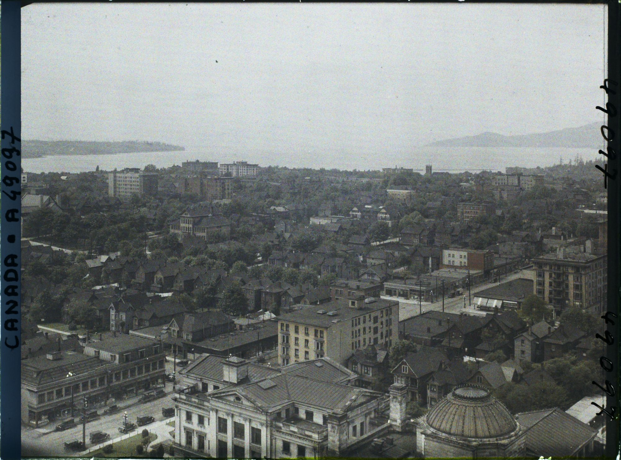 Image représentant Canada, Vancouver, Panorama de Vancouver vers la baie des Anglais