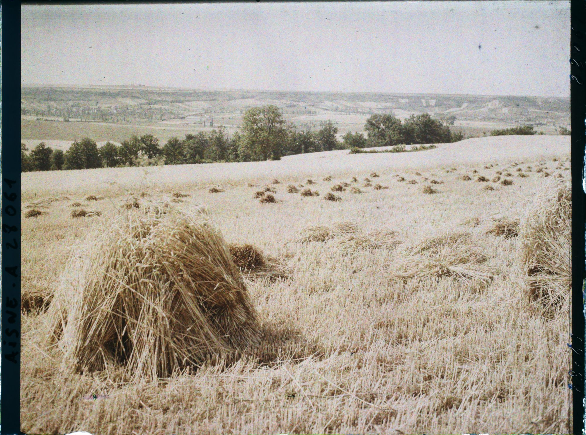 Image représentant France, Beaurieux, Panorama des hauteurs de Beaurieux vers Lassogne et le Chemin des Dames