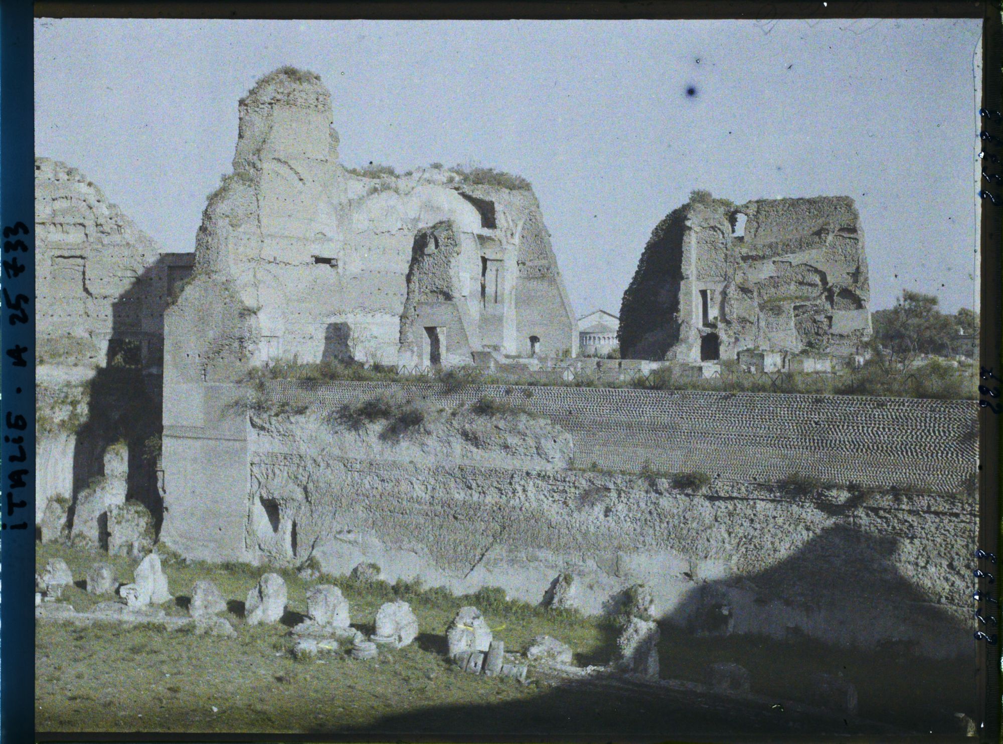 Image représentant Forum Palatin, Vestige du stade et de la maison de l'empereur Septime Sévère