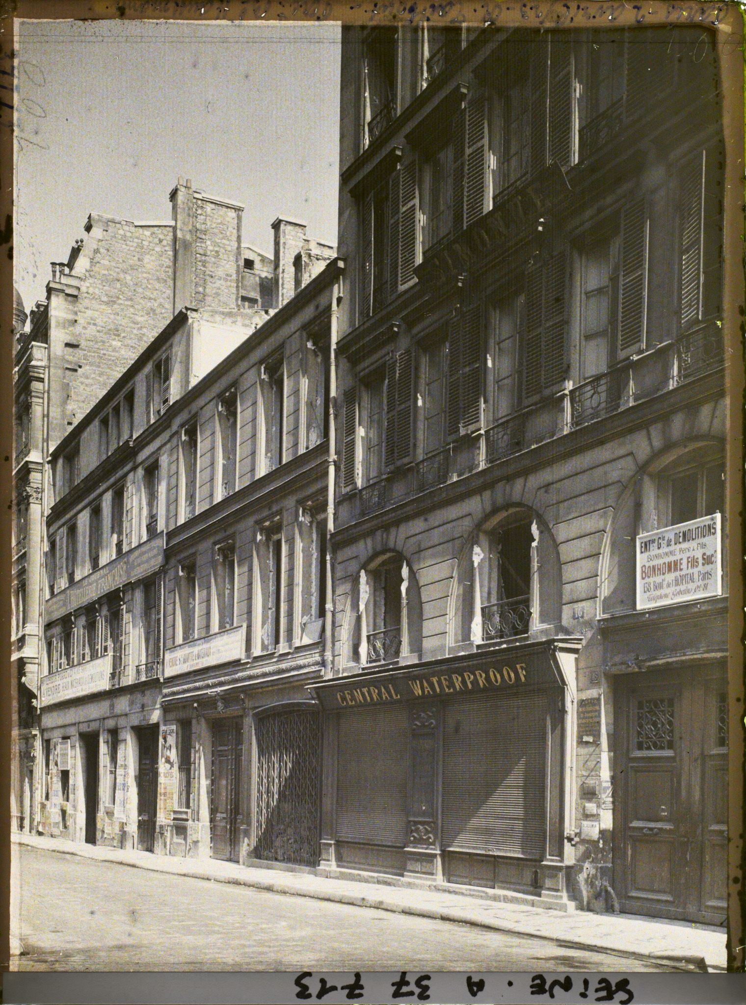 Image représentant Maisons expropriées rue Taitbout, pour le percement du boulevard Haussmann
