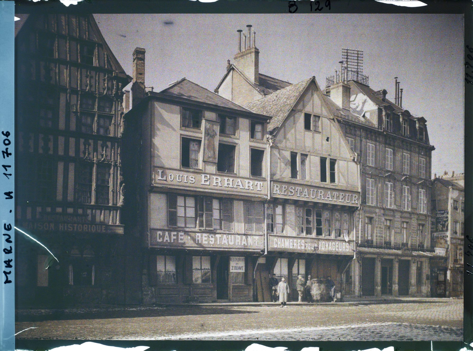 Image représentant France, Reims, Vieilles Maisons Place des Marchés