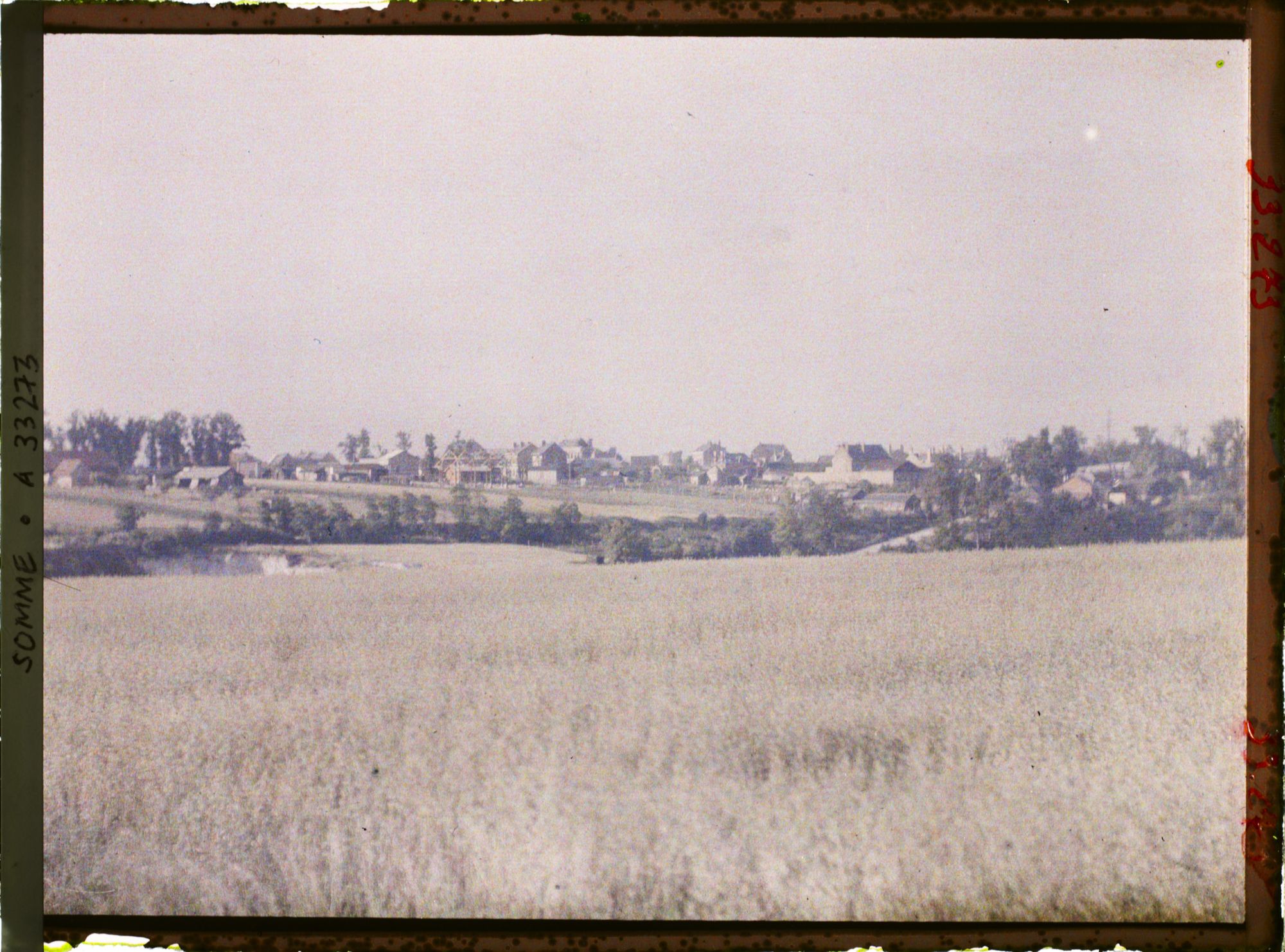 Image représentant France, Montdidier, Panorama de Montdidier vue prise de Venescourt