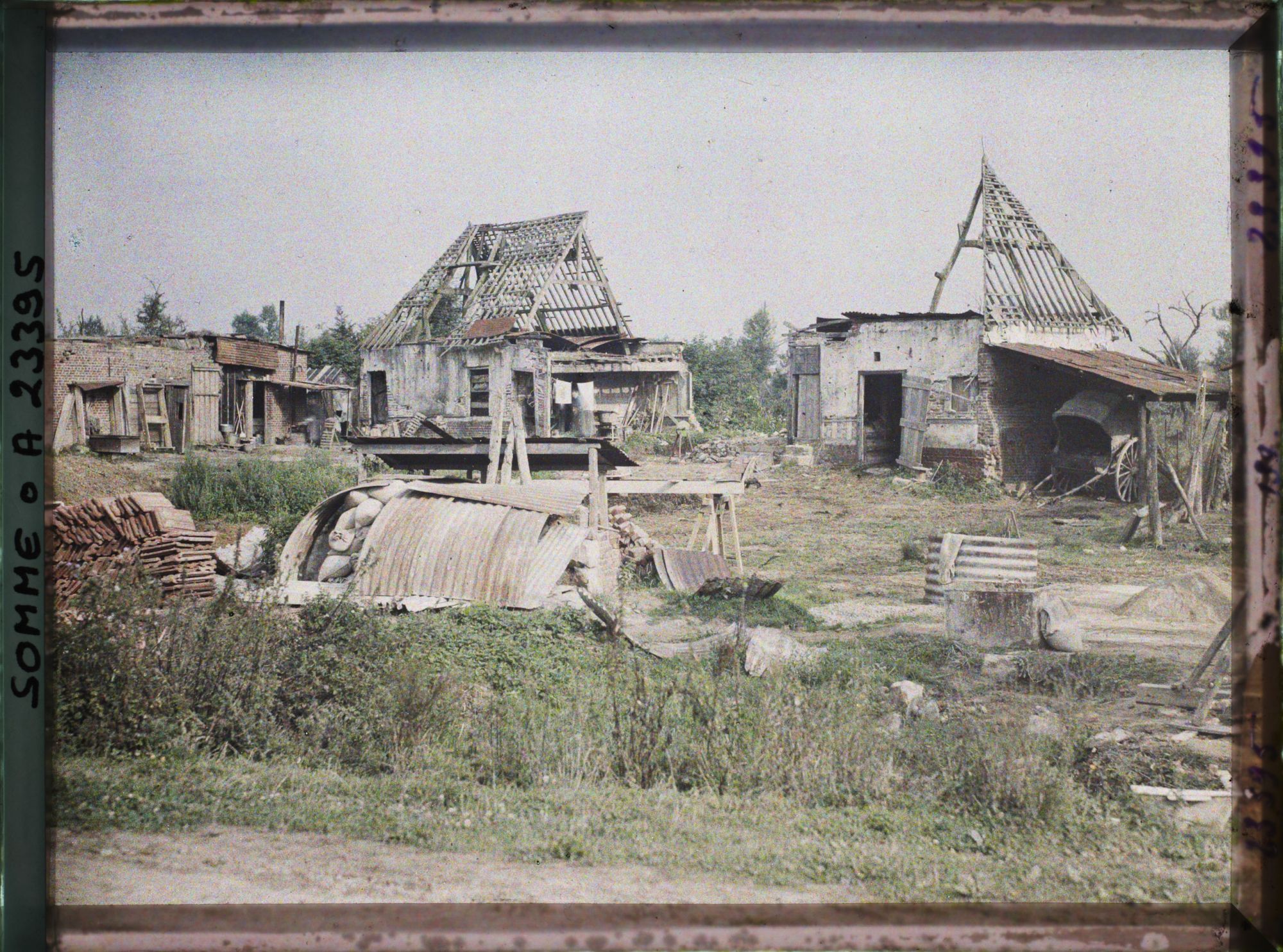 Image représentant France, Ommiécourt, Un Coin du Village d'Omniécourt