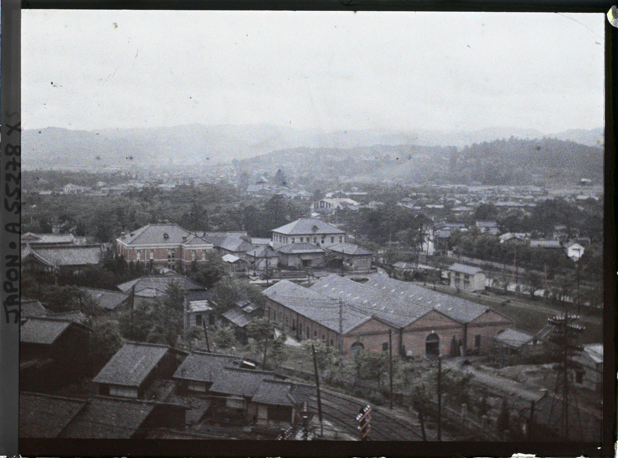 Image représentant panorama Kyôto depuis l'hôtel Miyako