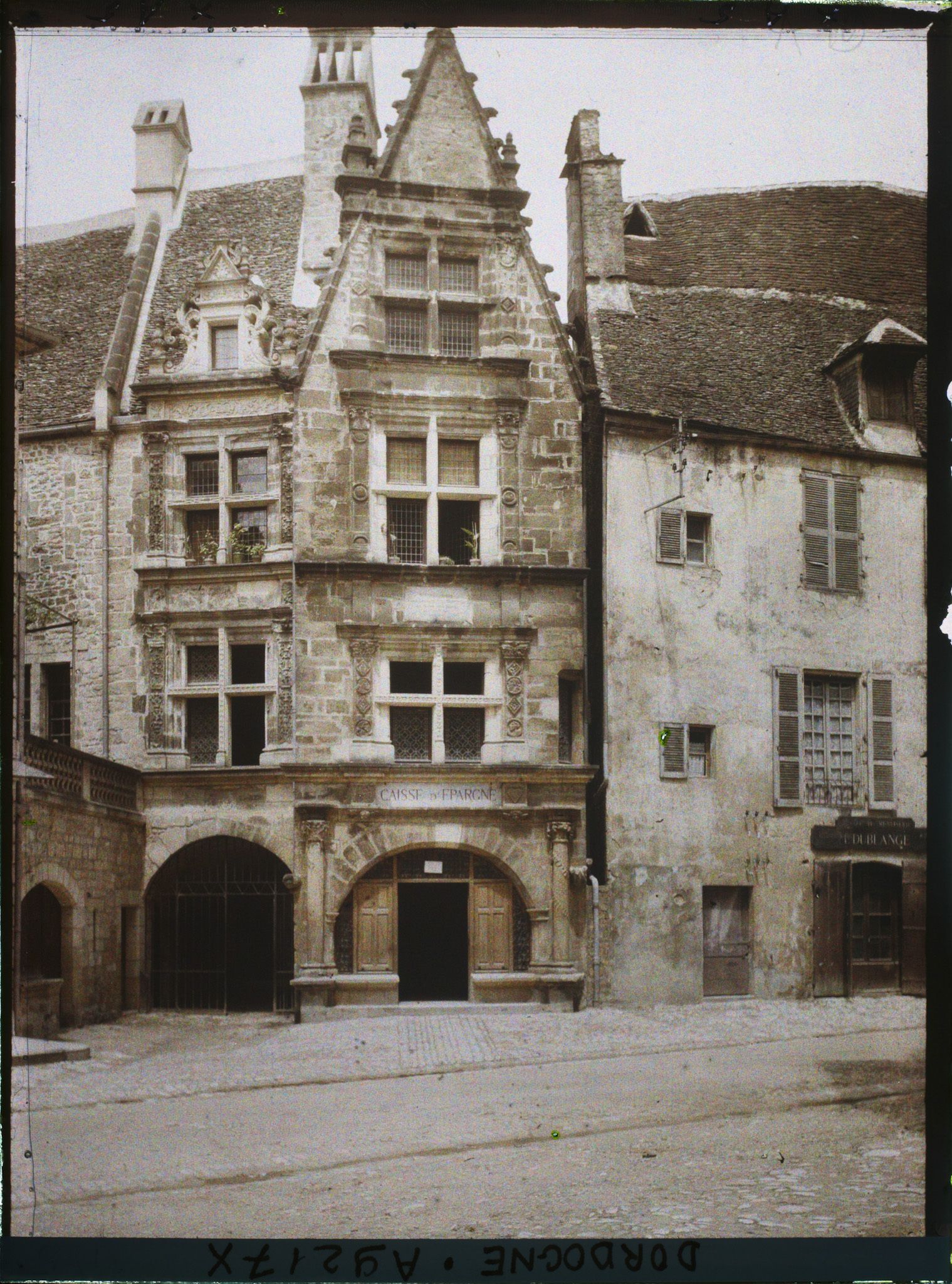 Image représentant France, Sarlat, La Caisse d'Epargne (Maison de La Boëtie)