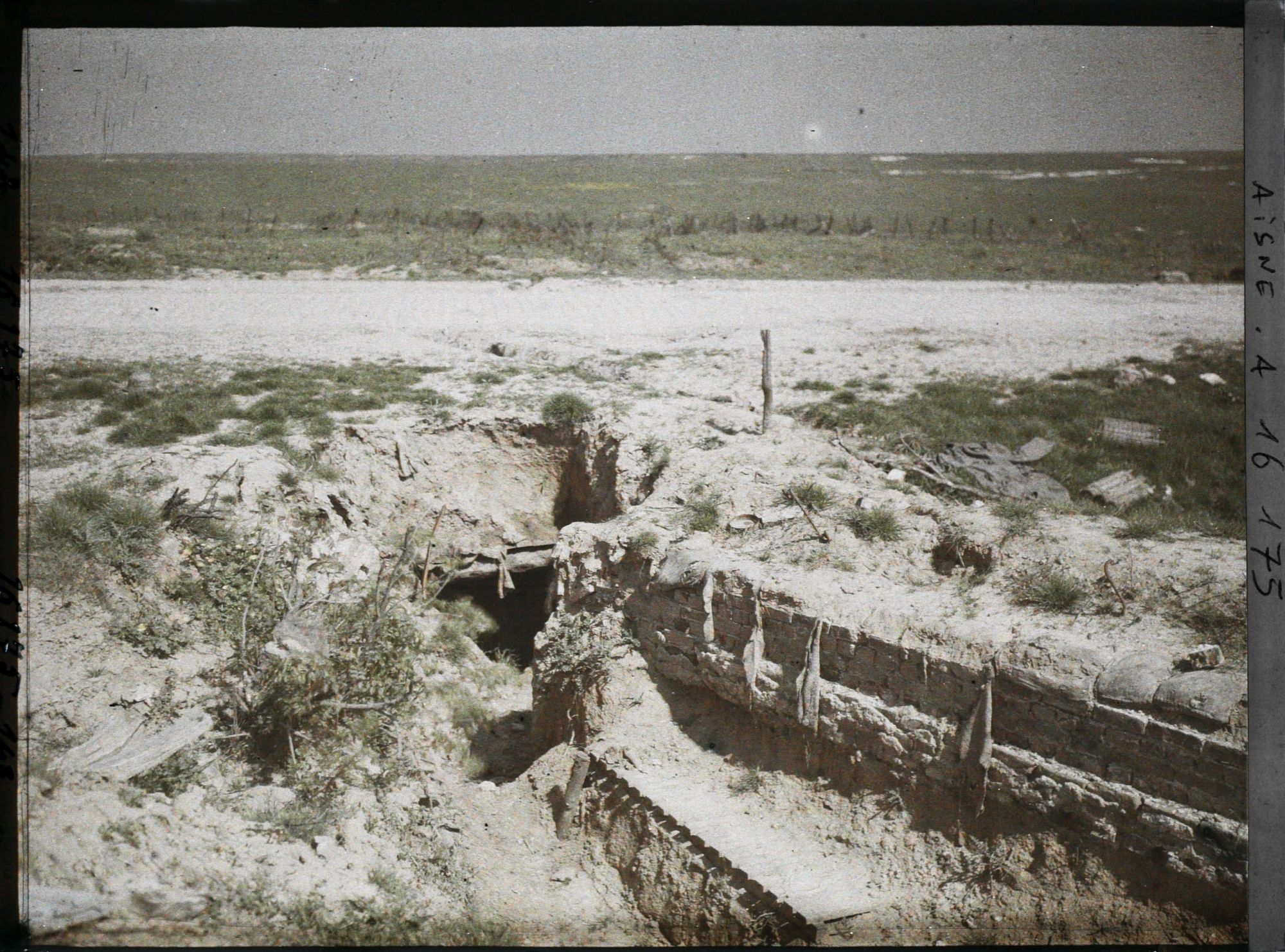 Image représentant France, Env- de St Quentin, Tranchée Française de l'Epine de Dallon