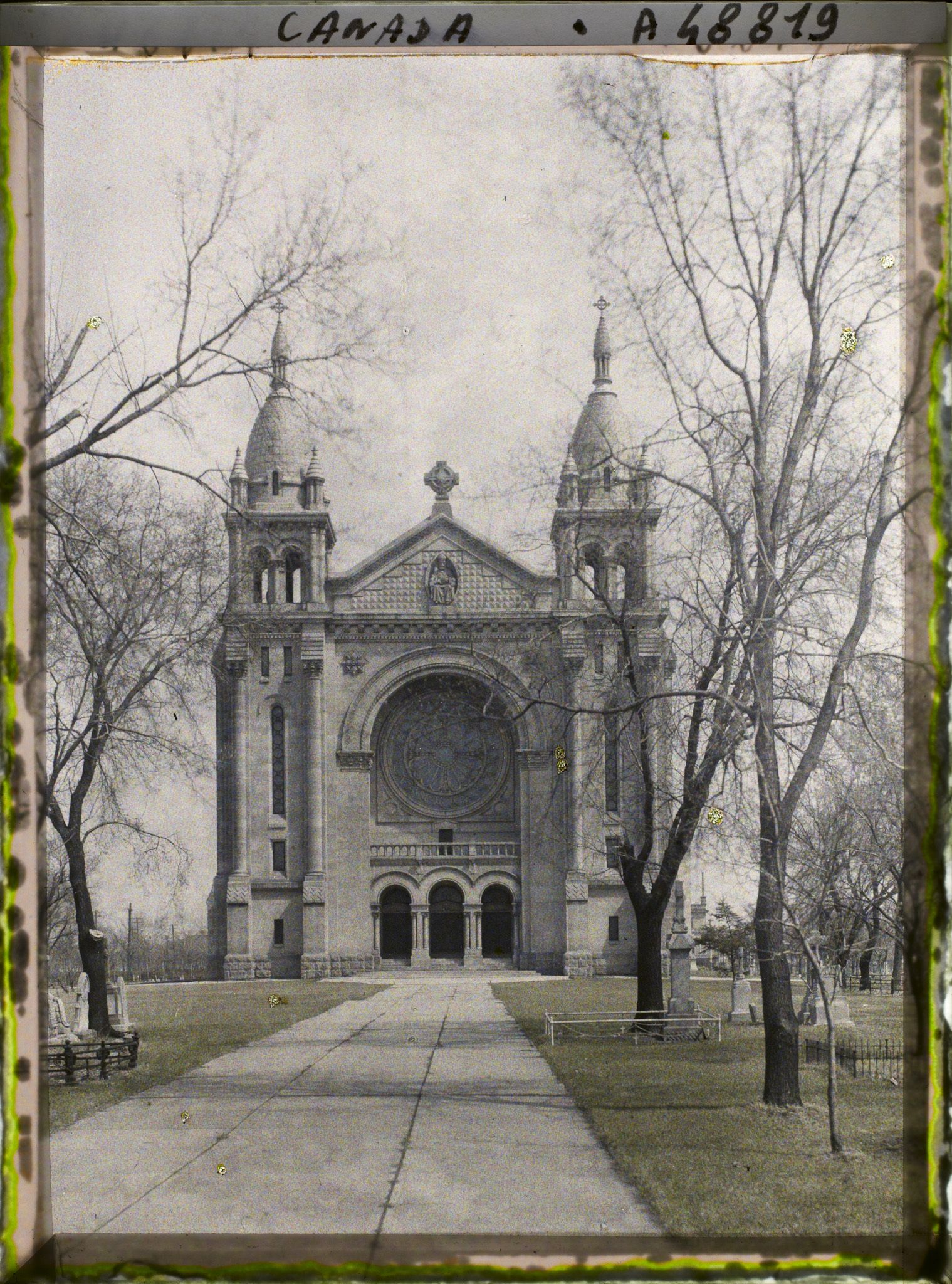 Image représentant Canada, St Boniface, Cathédrale, façade