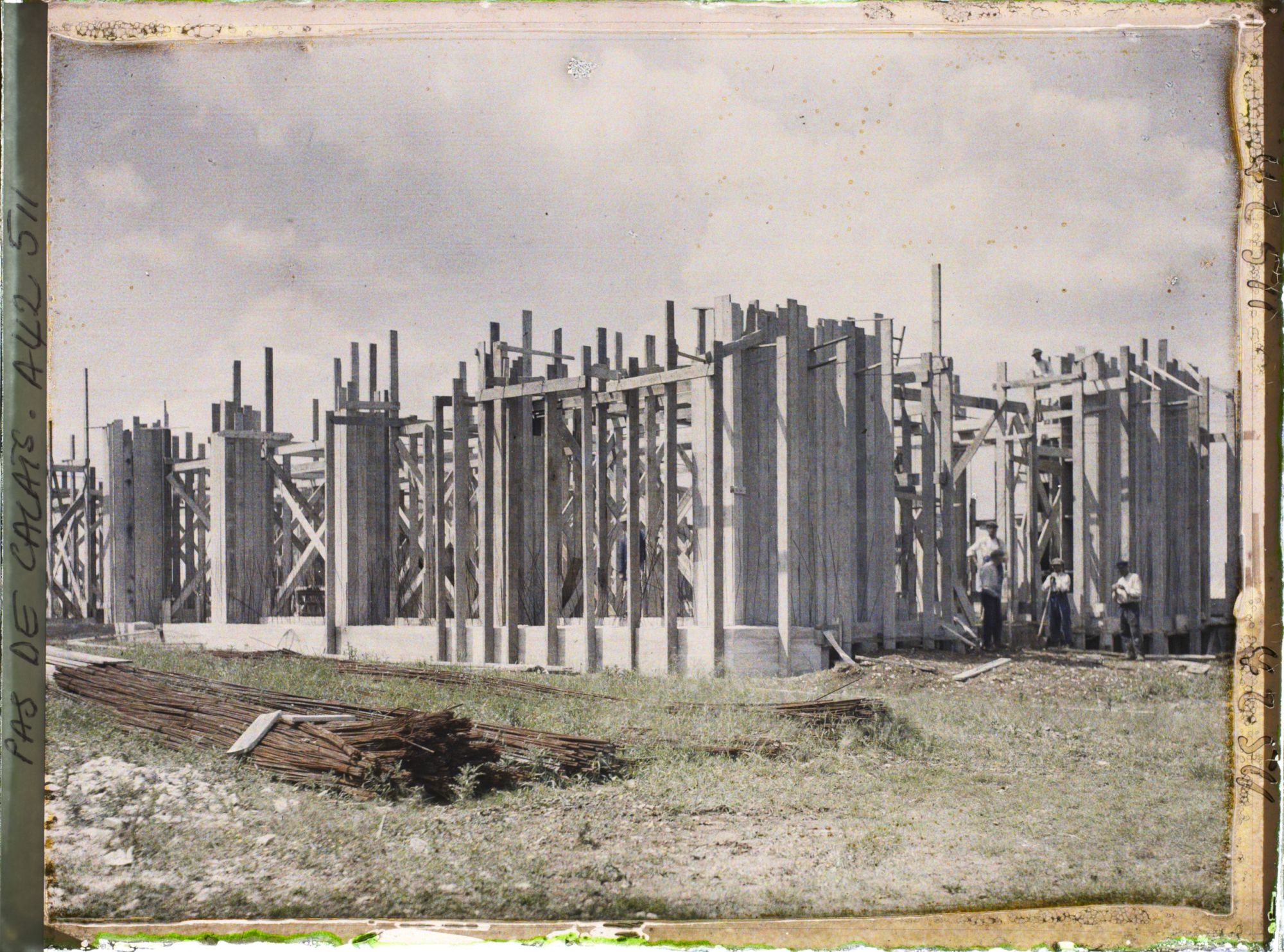 Image représentant France, Ablain-St Nazaire, La Chapelle de N.D. de L. en reconstruction