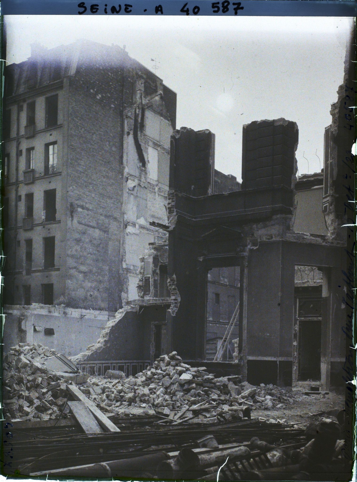 Image représentant Le prolongement du boulevard Haussmann, démolitions rue Taitbout