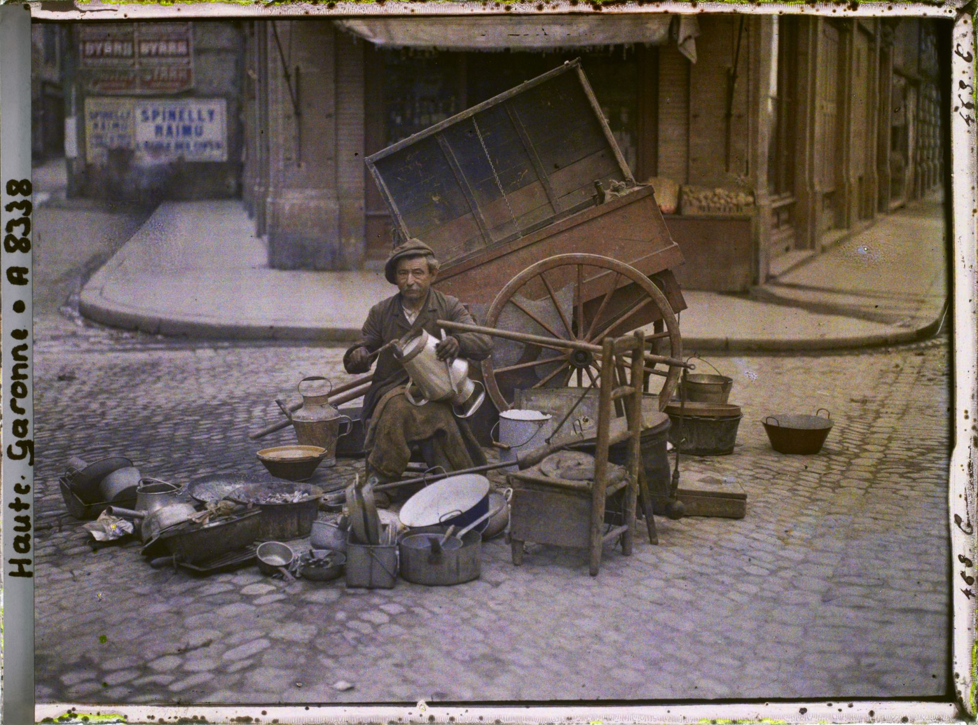 Image représentant Le rétameur de casseroles rue Peyrolières