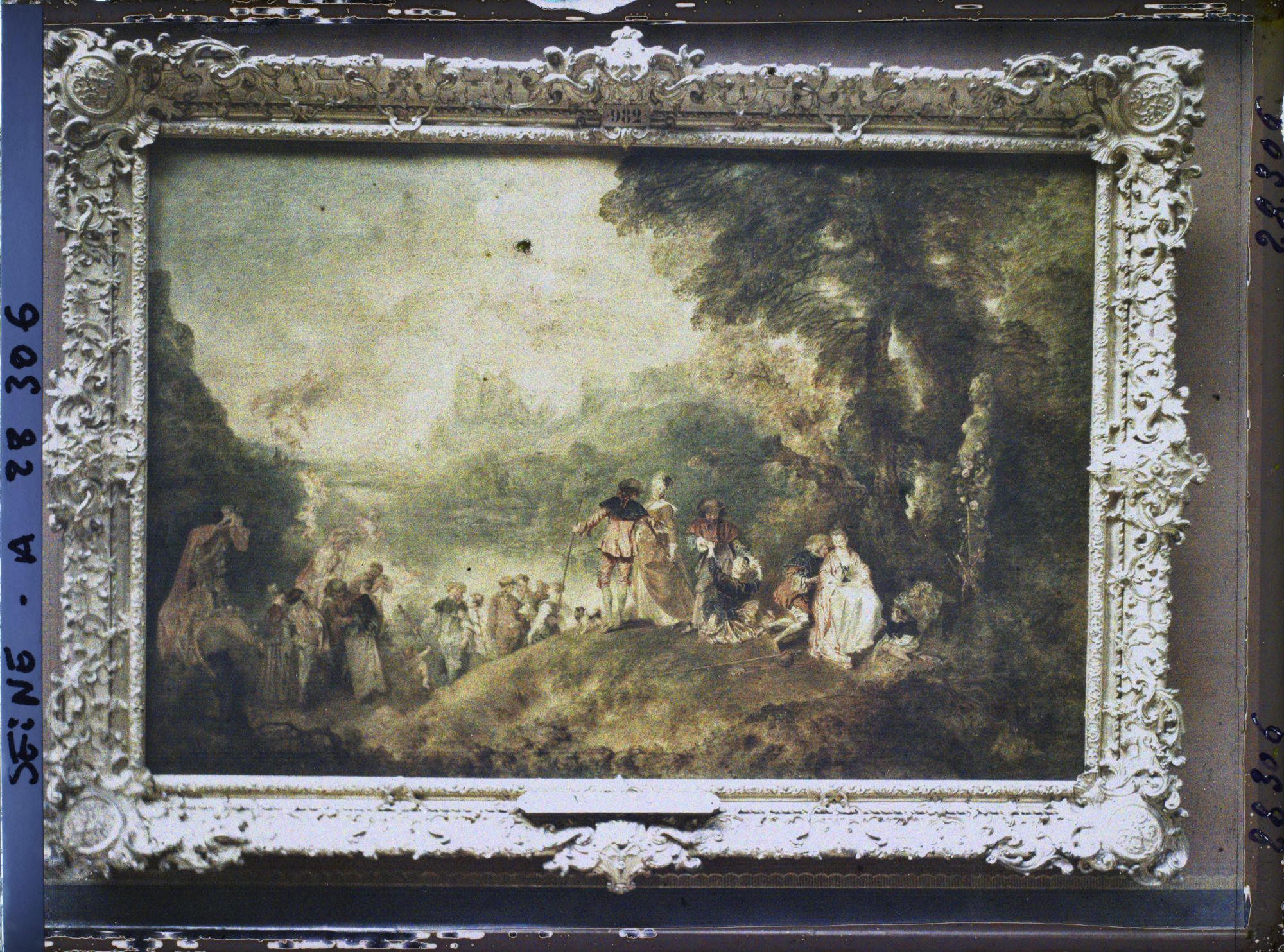 Image représentant Pélerinage à l'île de Cythère, Watteau, musée du Louvre