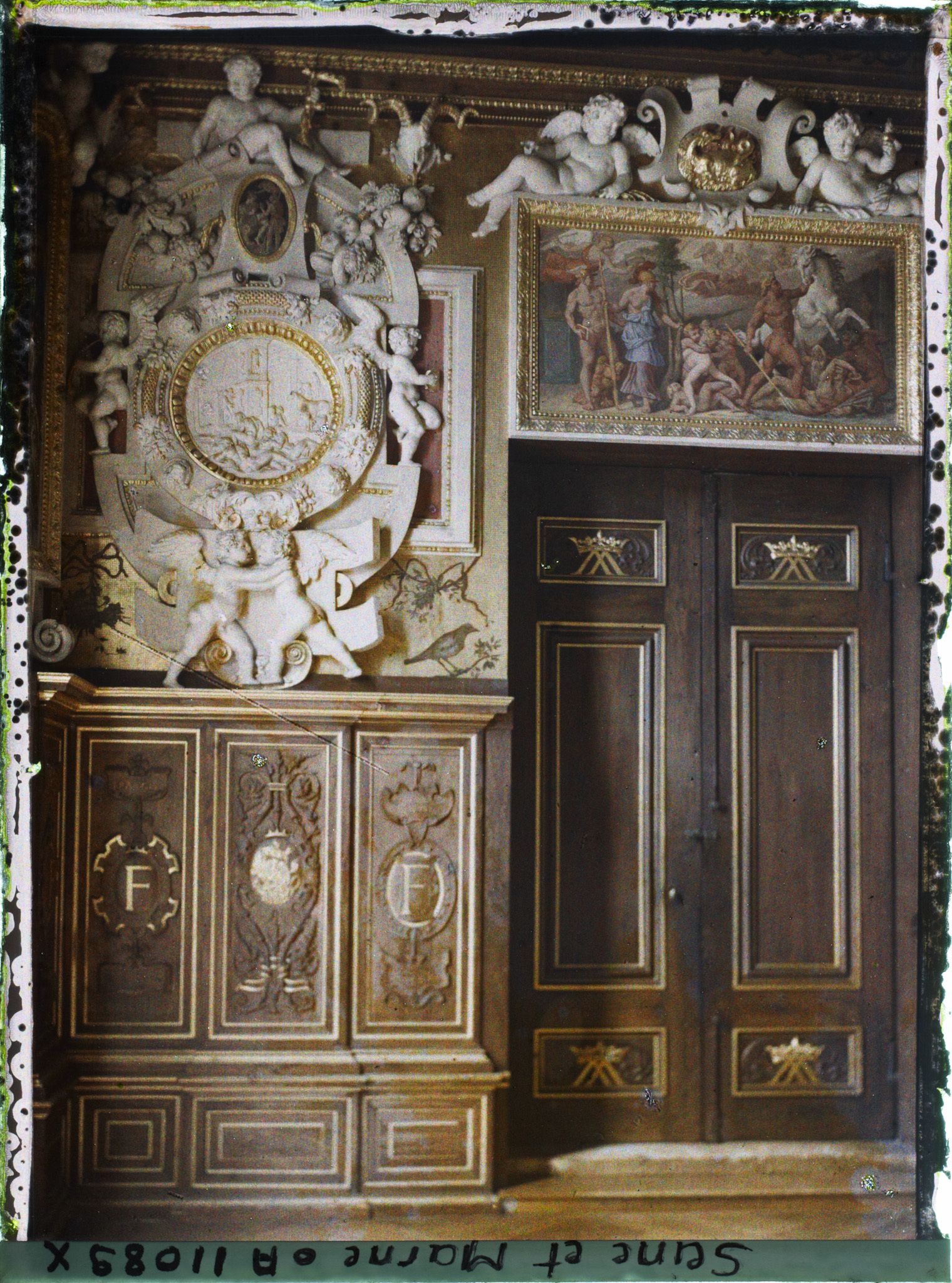 Image représentant France, Fontainebleau, Palais de Fontainebleau, Galerie François 1er