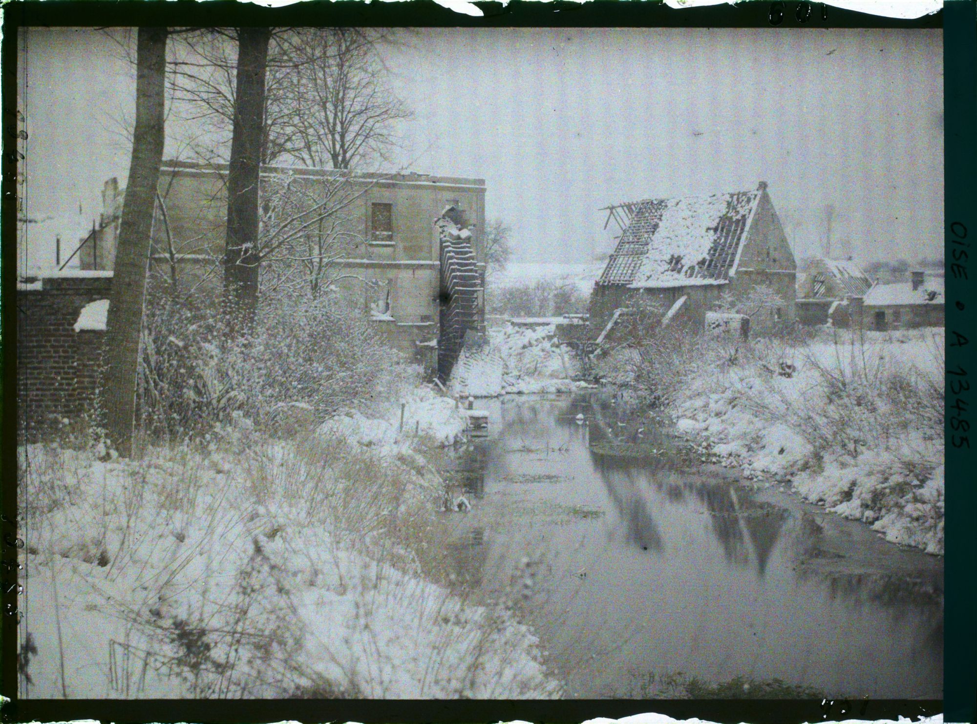 Image représentant Le moulin du Châtelain sous la neige