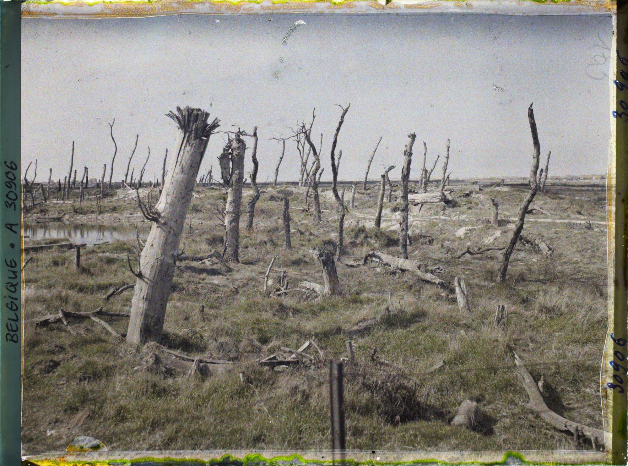Image représentant Belgique, Nieuport, Défenses Allemandes, rive gauche de l'Yser