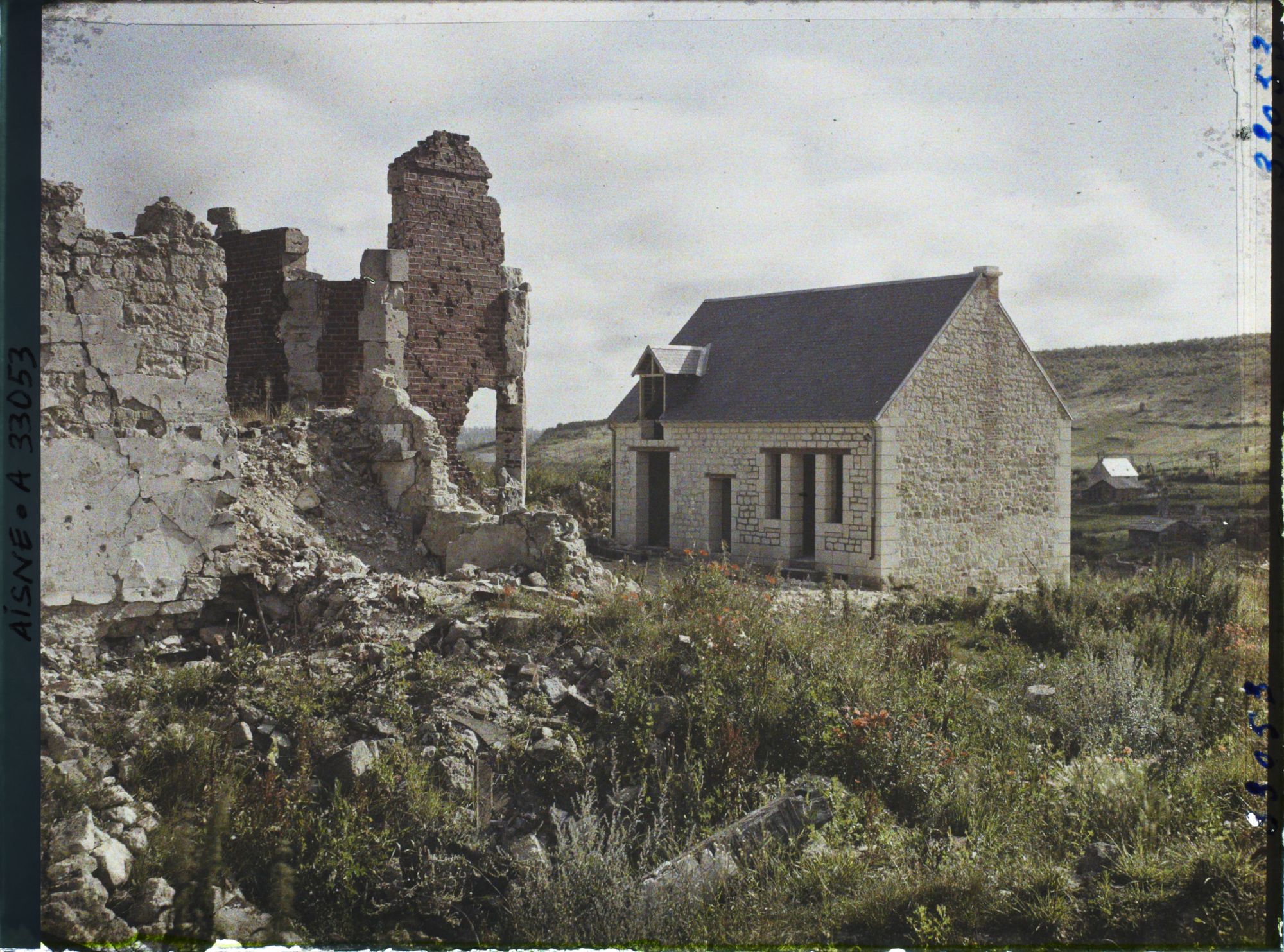 Image représentant France, Vauxaillon, Ruines et reconstruction