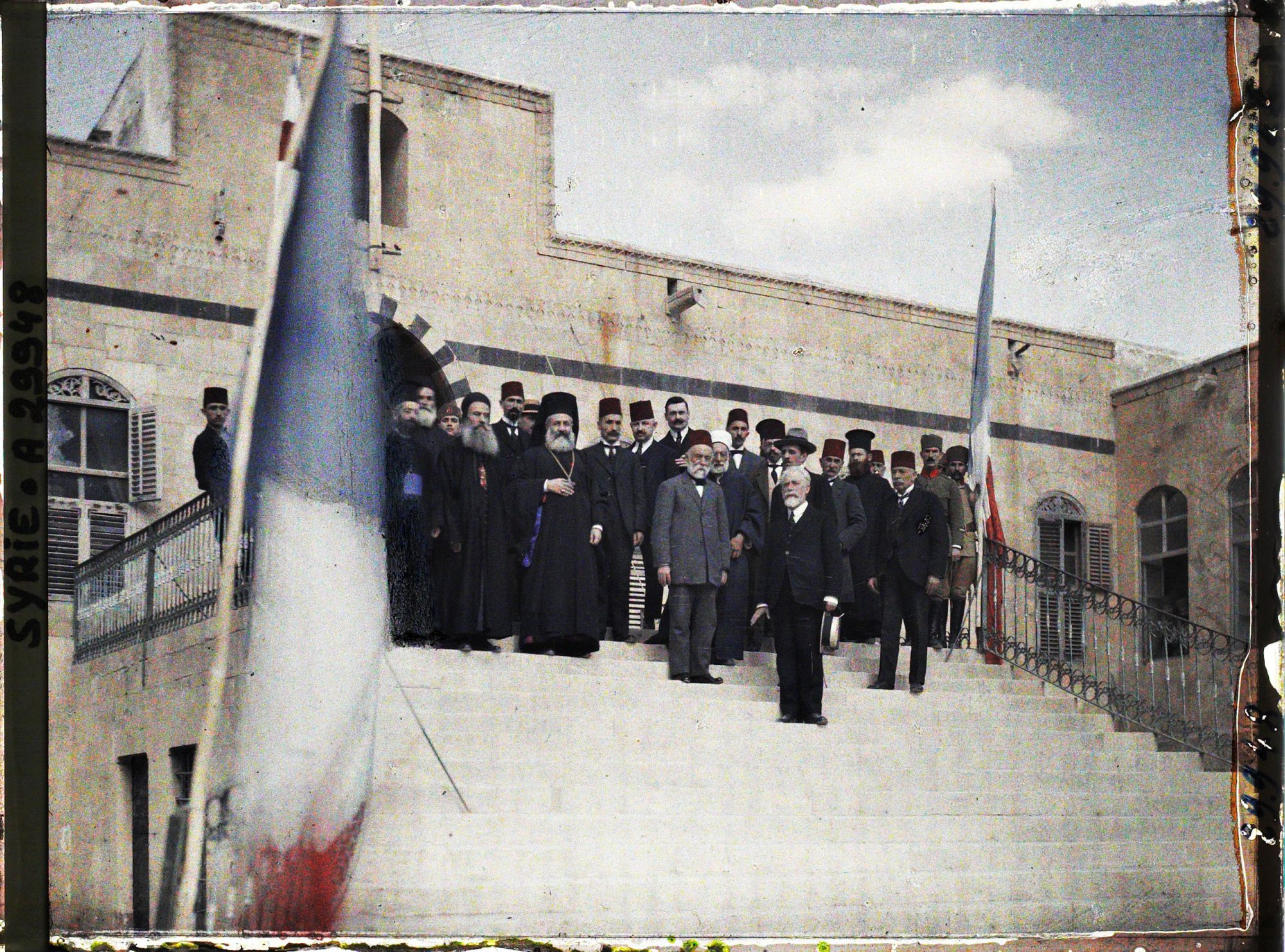 Image représentant Réception du Professeur Brunhes par les autorités civiles et religieuses d'Alep