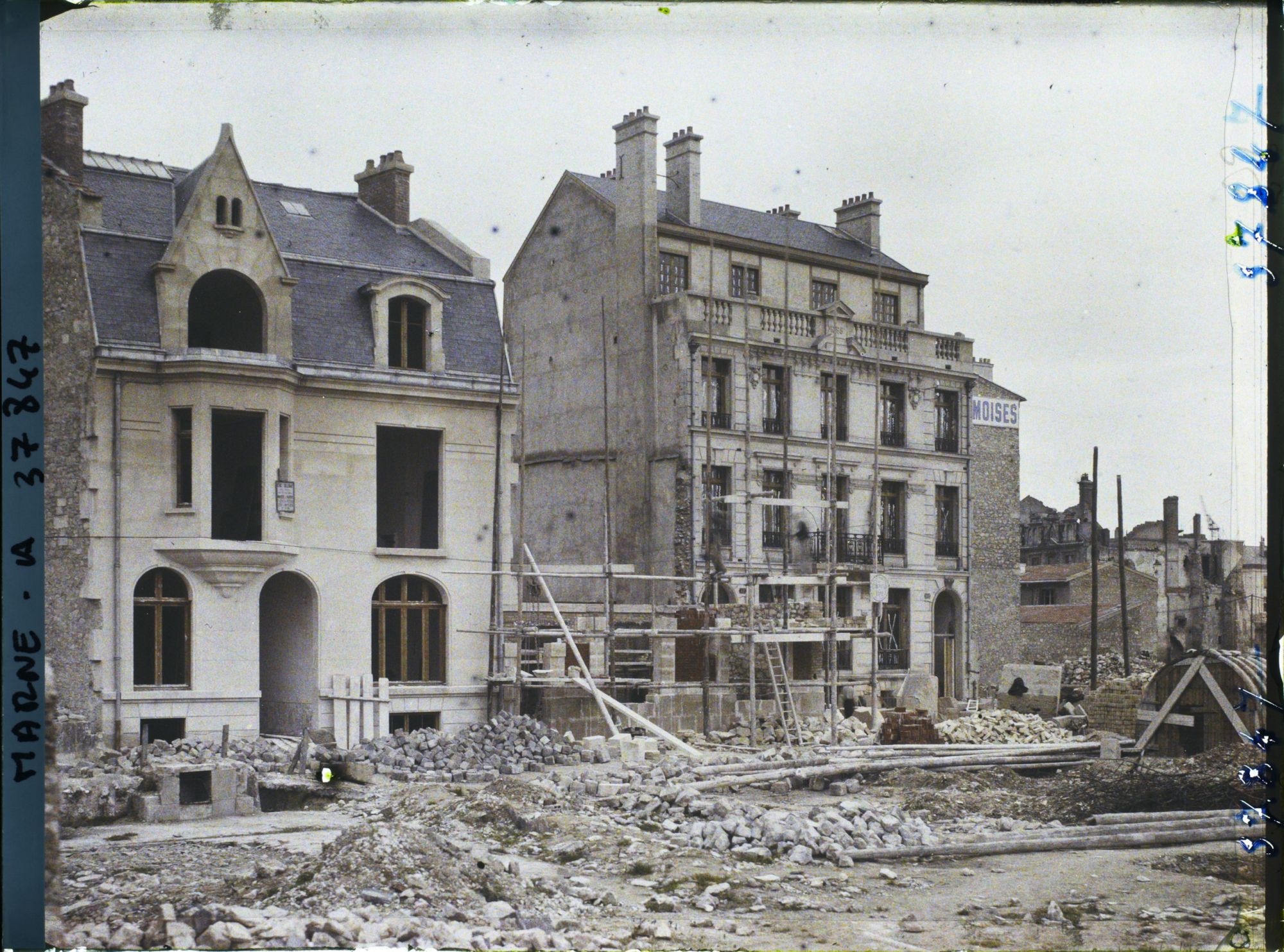 Image représentant France, Reims, Reconstruction