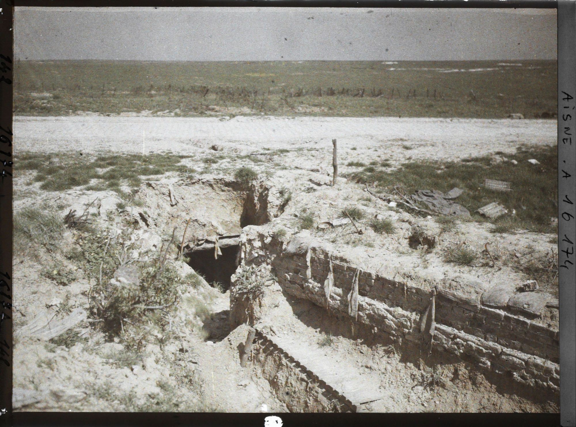 Image représentant France, Env- de St Quentin, Tranchée Française de l'Epine de Dallon