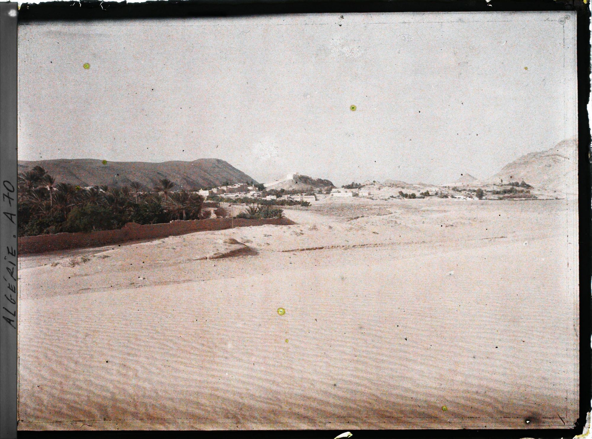 Image représentant Vue panoramique de l'oasis et de la ville