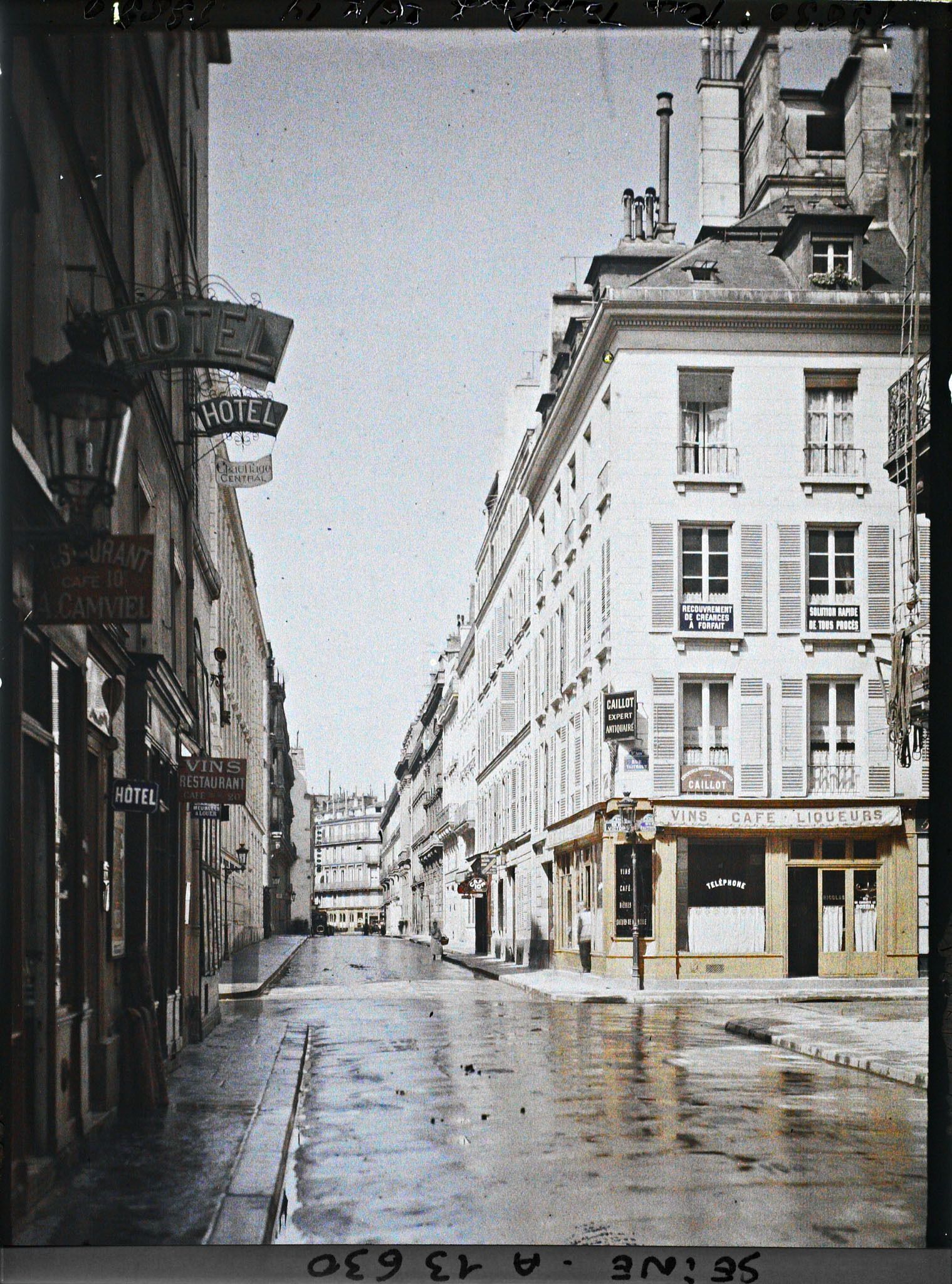 Image représentant La rue Taitbout et la rue de la Victoire