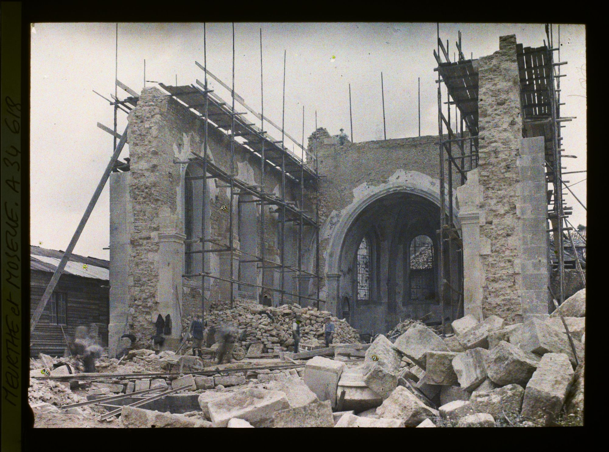 Image représentant France, Thiaucourt, Reconstructions rue de l'Eglise