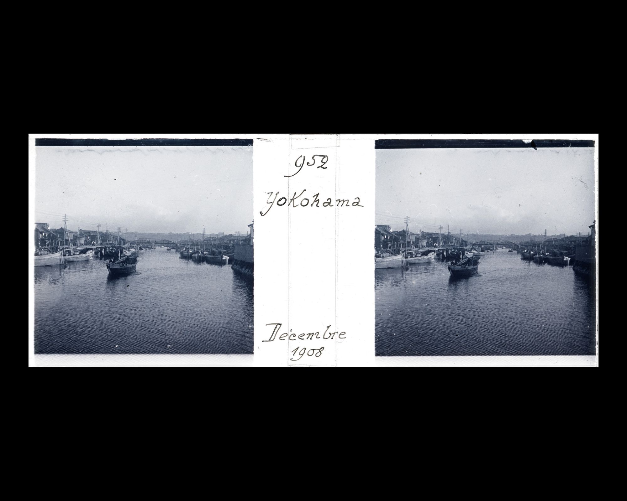 Image représentant La rivière Ishikawa probablement vue du pont Yoshidabashi