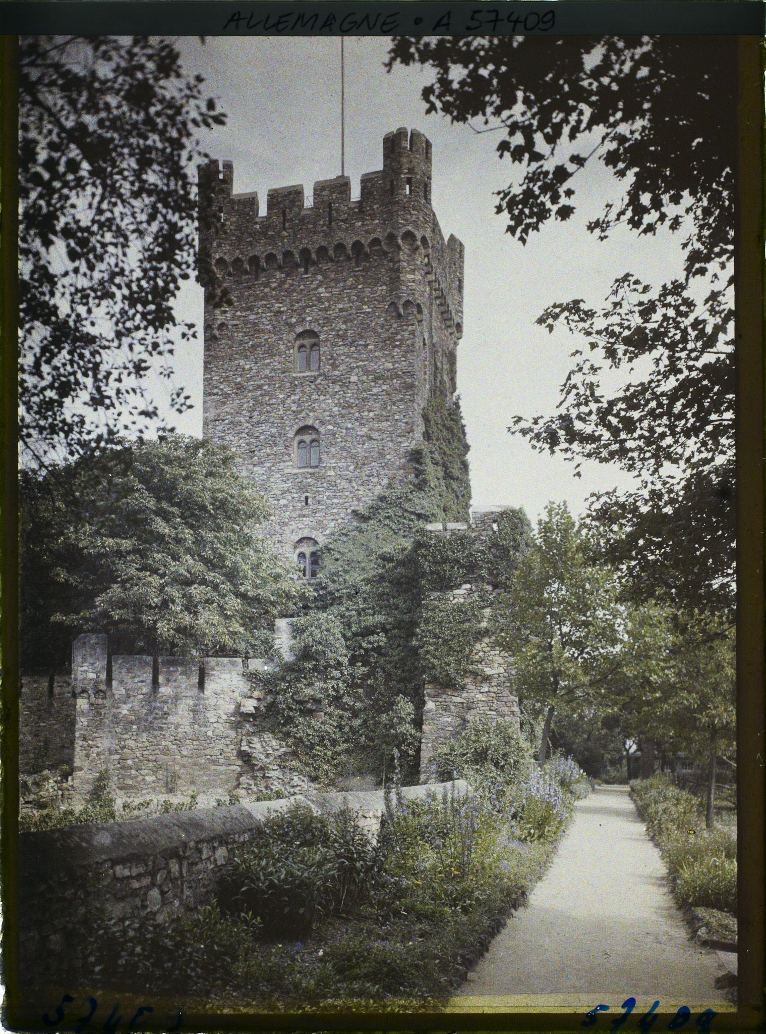 Image représentant Bords du Rhin, Bingen, Le Château