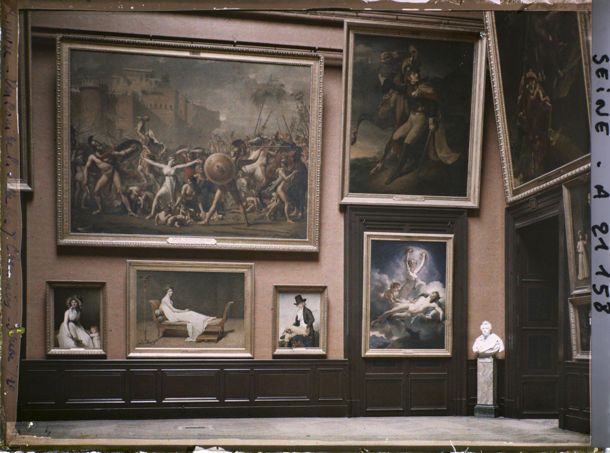 Image représentant La salle des sept-Cheminées, peinture française, musée du Louvre