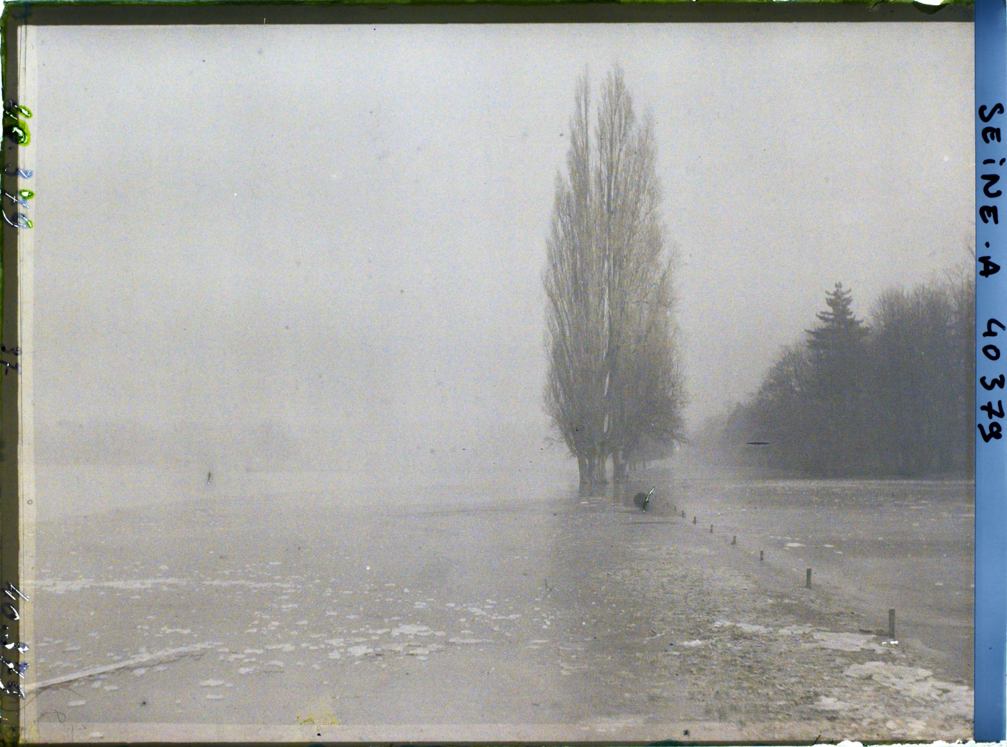 Image représentant Inondations au bois de Boulogne (parc de Bagatelle?)