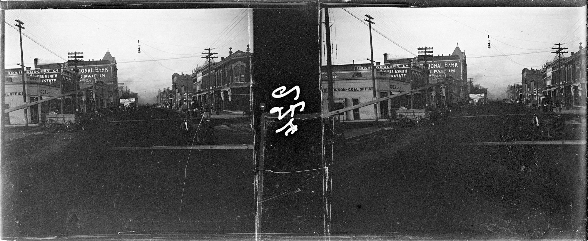 Image représentant Central Avenue traversée par la ligne de l'Union Pacific Railway